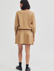 Second Female - Octavia Knit Skirt - short skirts - new tobacco brown - 5