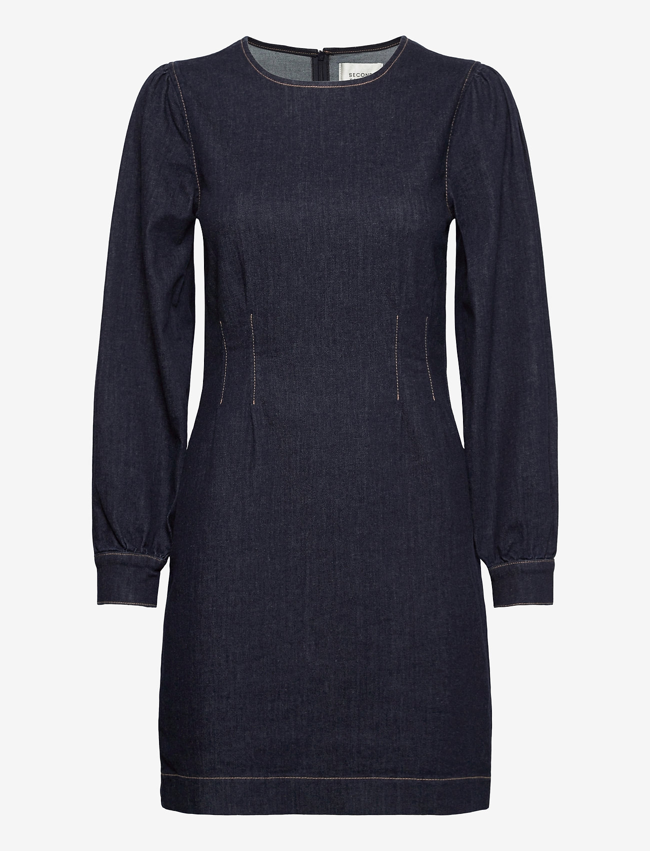 Second Female - Antoinet Dress - dark blue denim - 1
