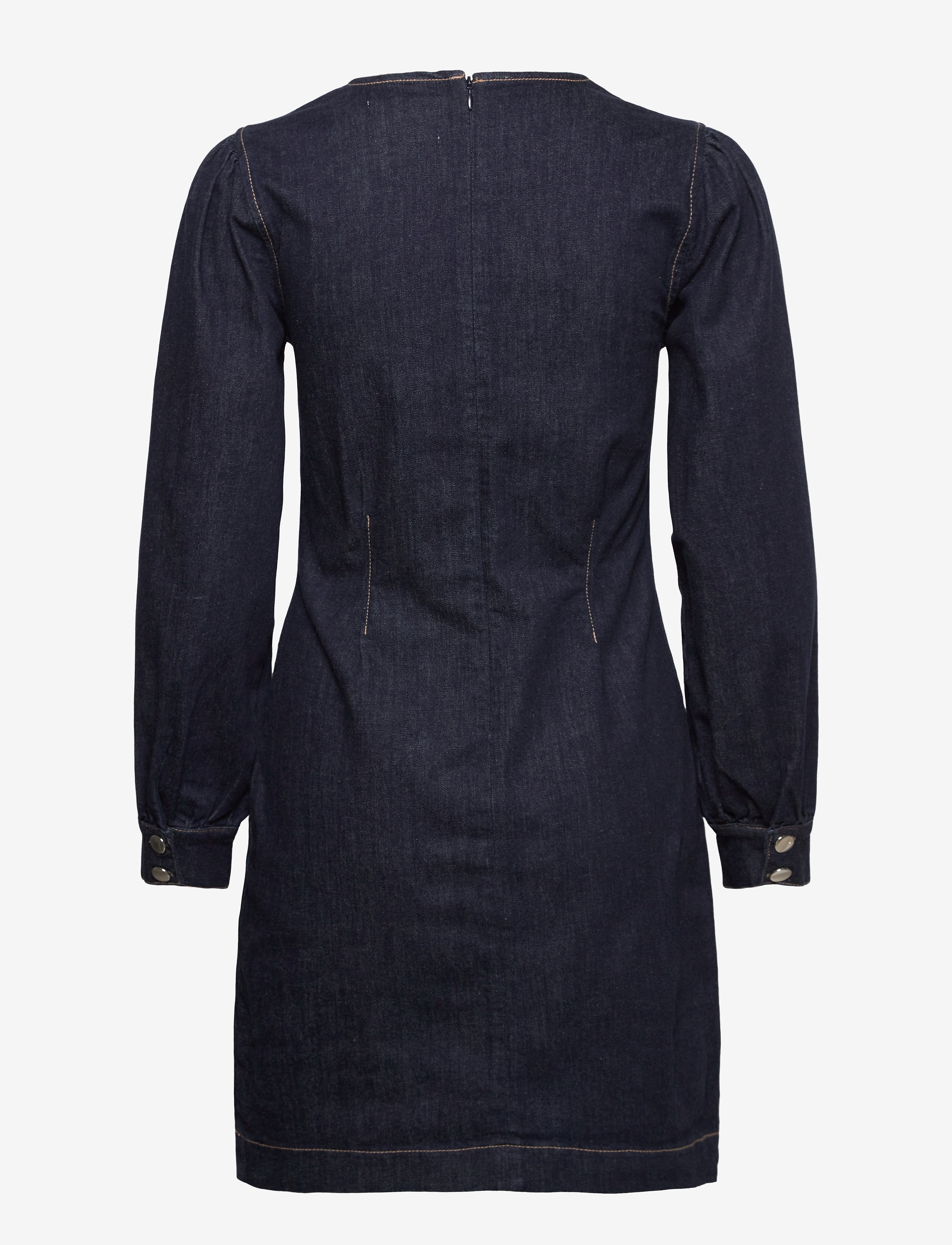 Second Female - Antoinet Dress - dark blue denim - 2