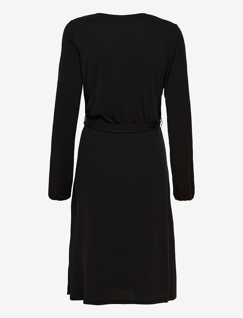 Second Female - Missa Drape Dress - midikleider - black - 1