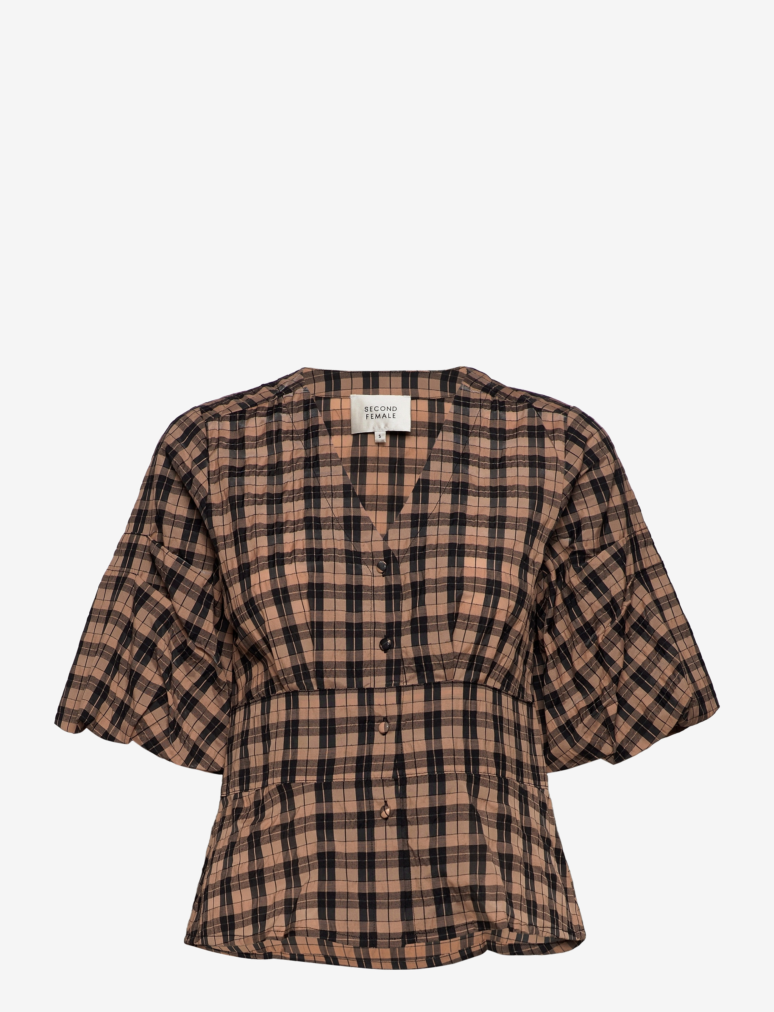 Second Female - Osla SS Shirt - bistre - 1