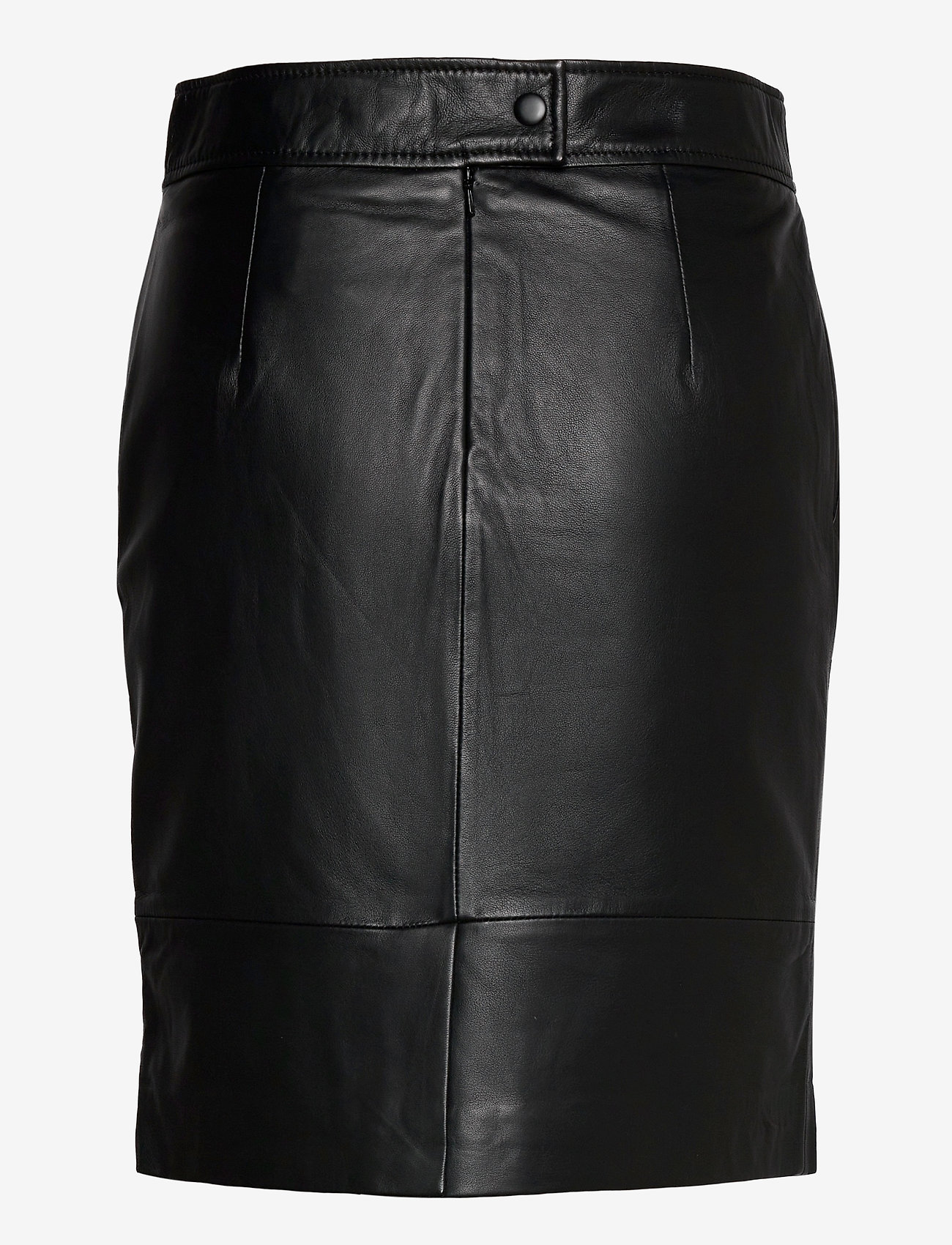 Second Female - Francie Mini Leather Skirt - lederröcke - black - 1