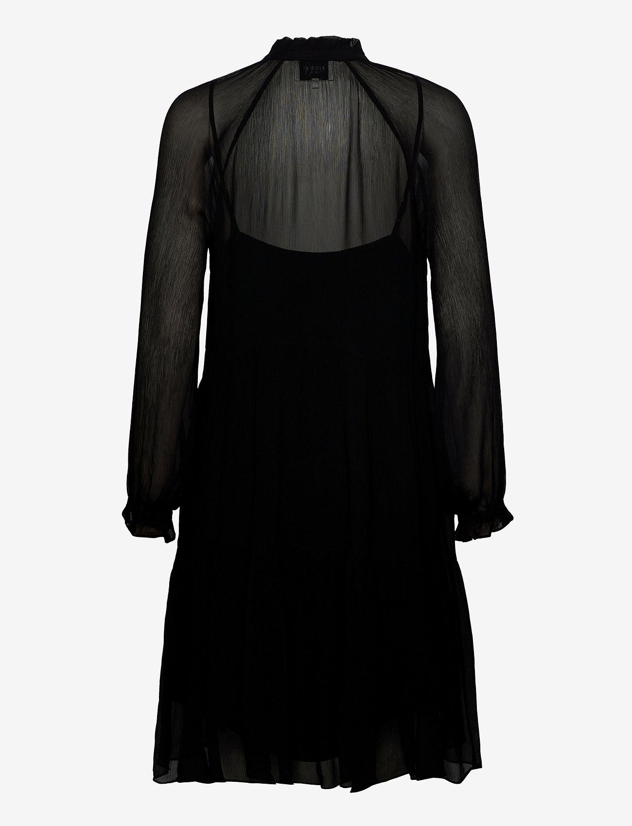 Second Female - Tul Dress - midikjoler - black - 1