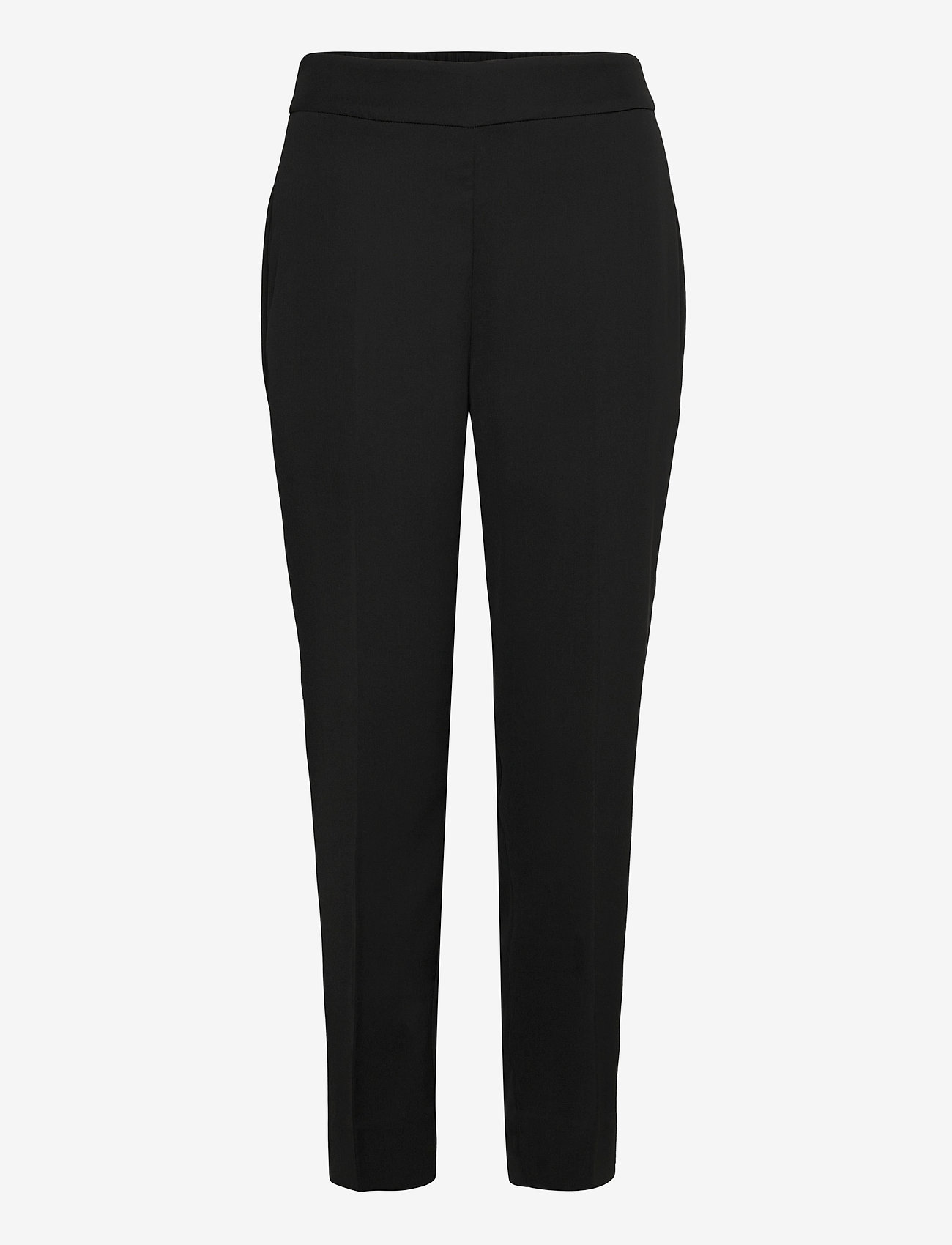 Second Female - Garbo Trousers - tiesaus kirpimo kelnės - black - 0
