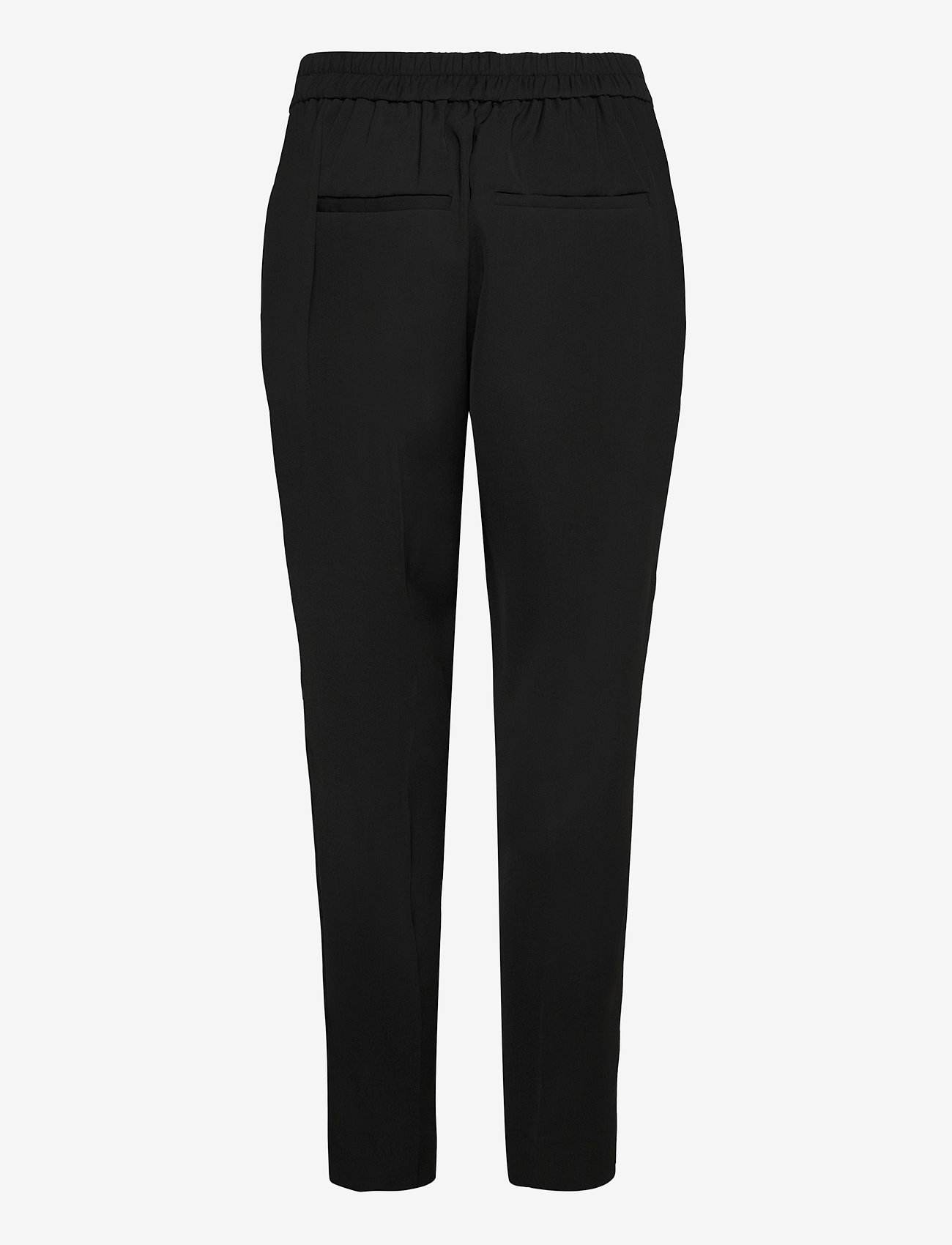 Second Female - Garbo Trousers - tiesaus kirpimo kelnės - black - 1