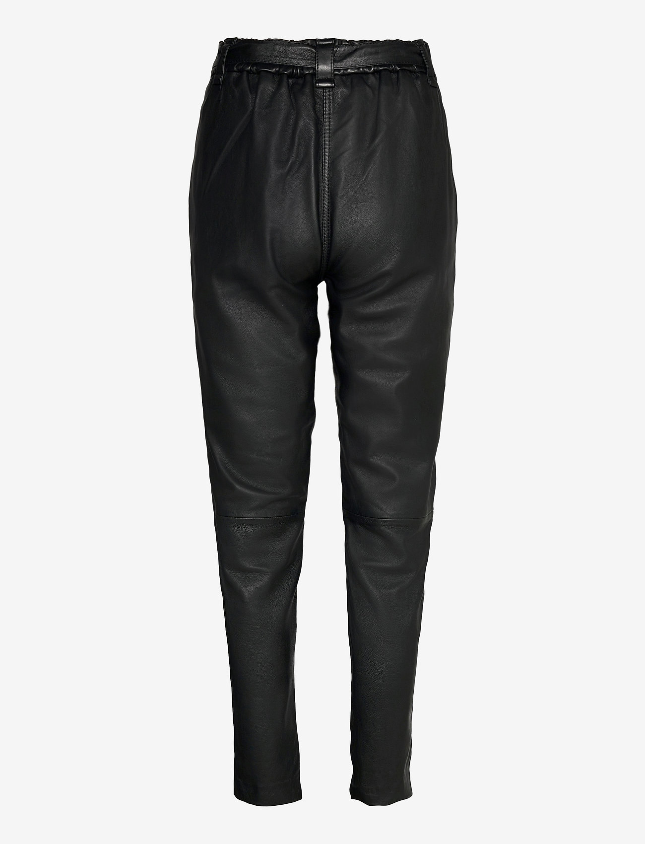 Second Female - Indie Leather New Trousers - juhlamuotia outlet-hintaan - black - 1