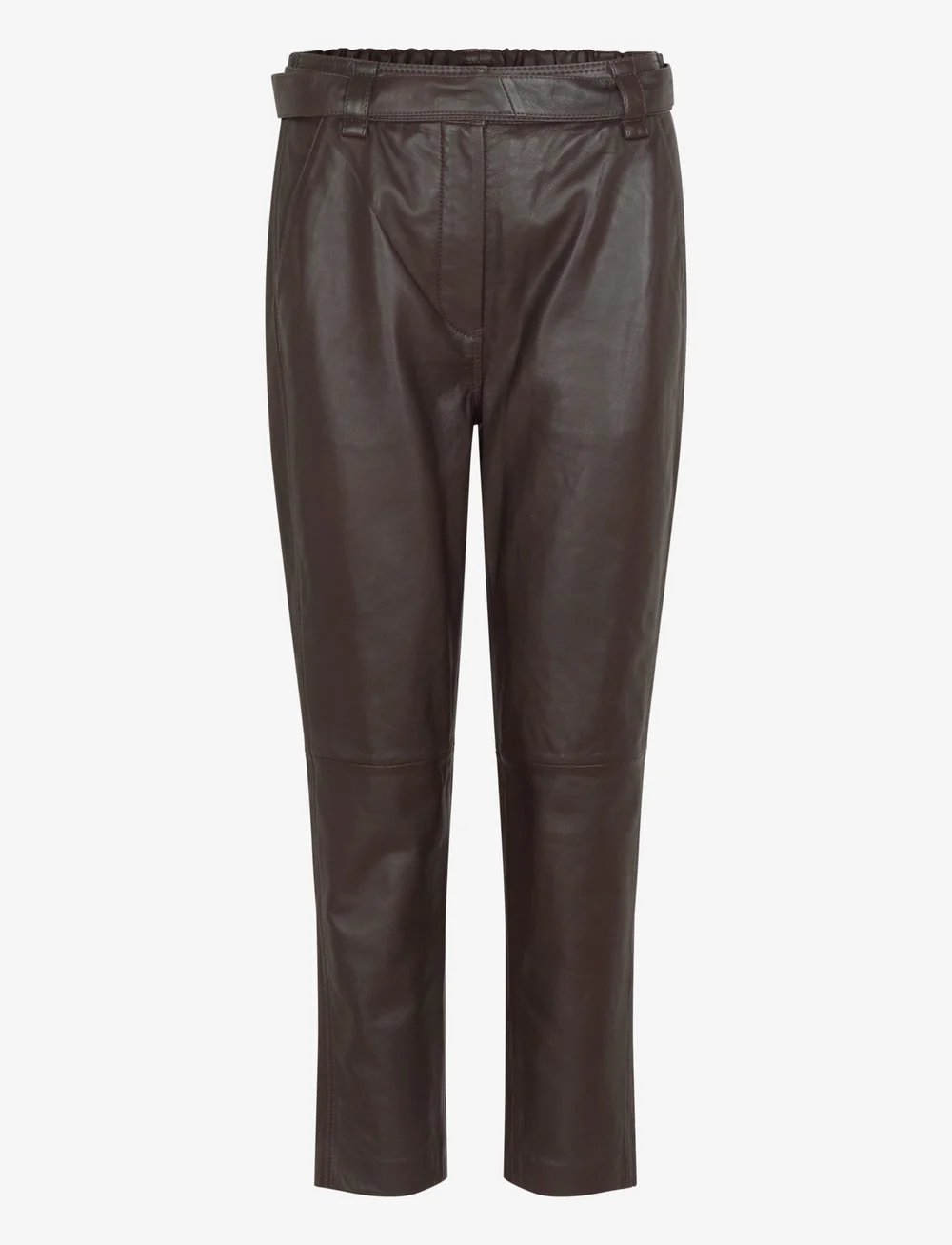 Second Female Indie Leather New Trousers Trousers Boozt