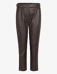 Second Female - Indie Leather New Trousers - festklær til outlet-priser - delicioso - 0