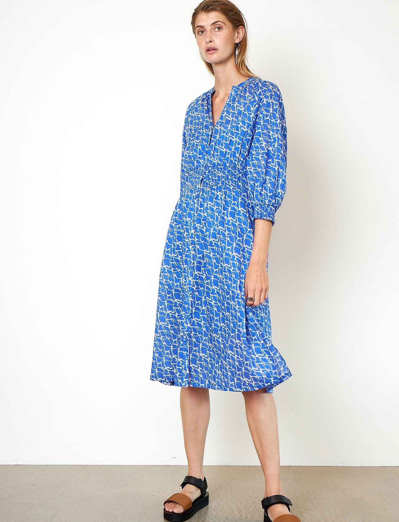Second Female - Dayly Dress - deep ultramarine - 5