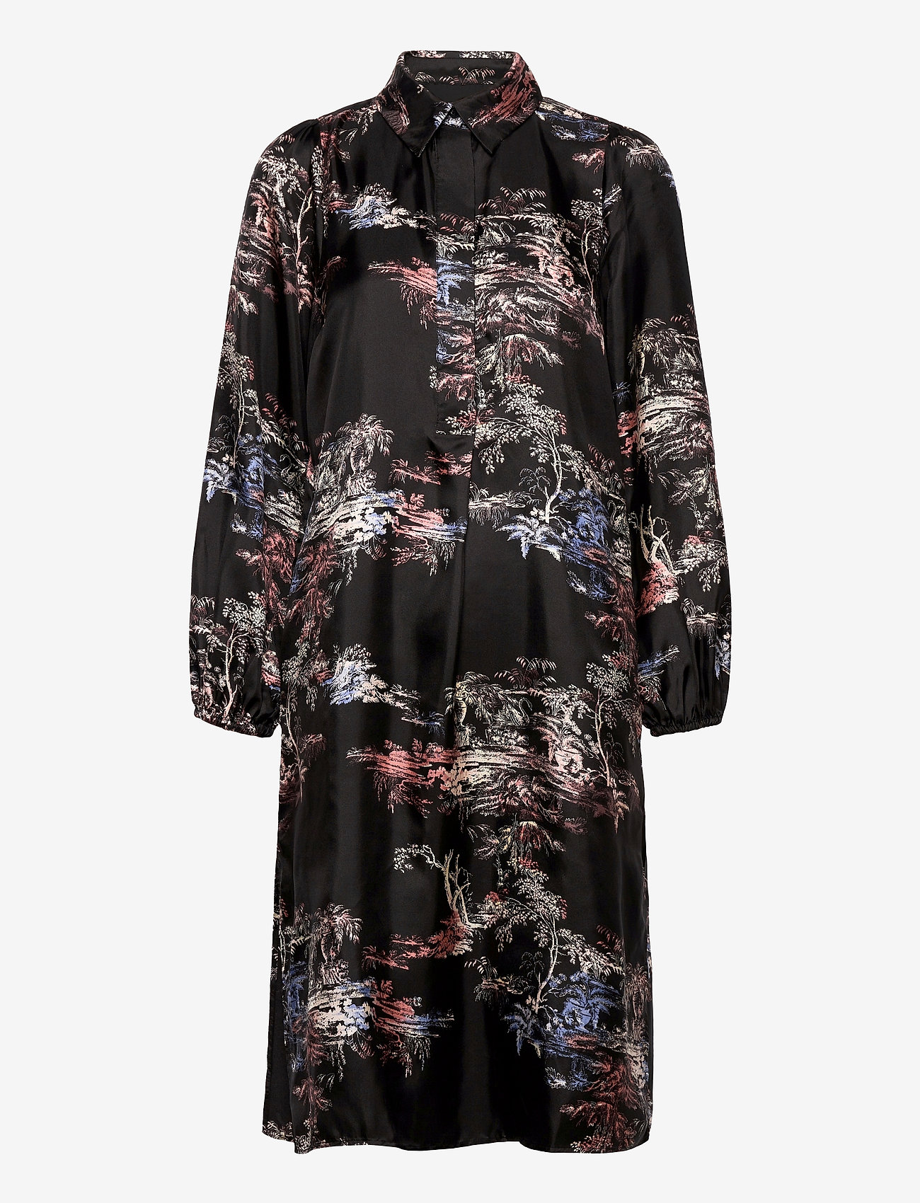 Second Female - Roanne Midi Dress - black - 0