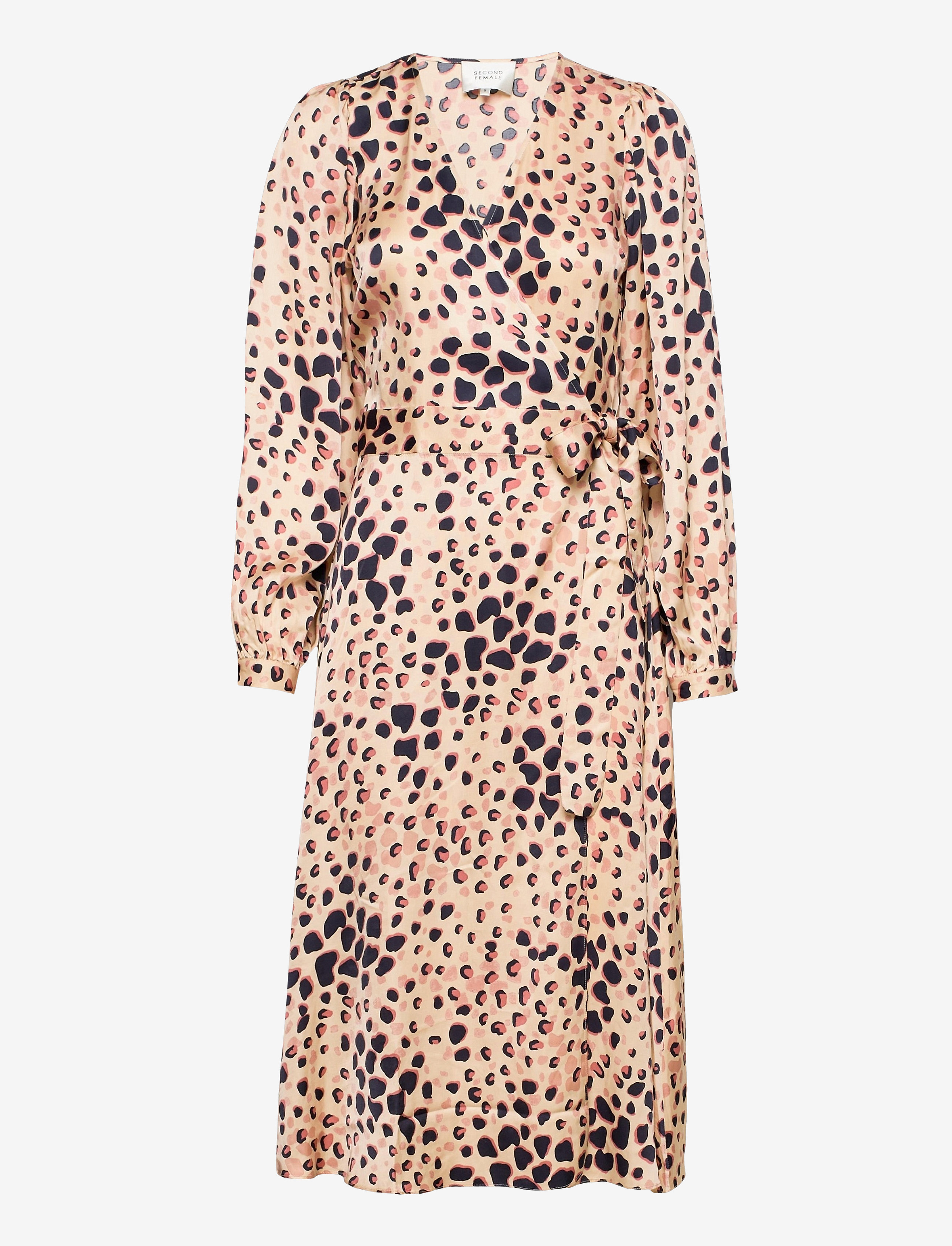 Second Female - Amur Wrap Dress - cement - 1