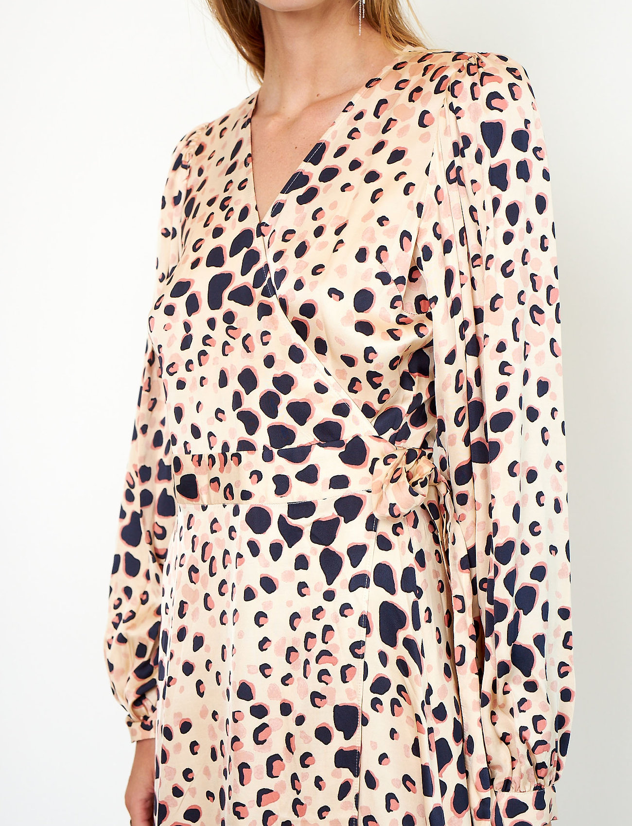 Second Female - Amur Wrap Dress - cement - 5