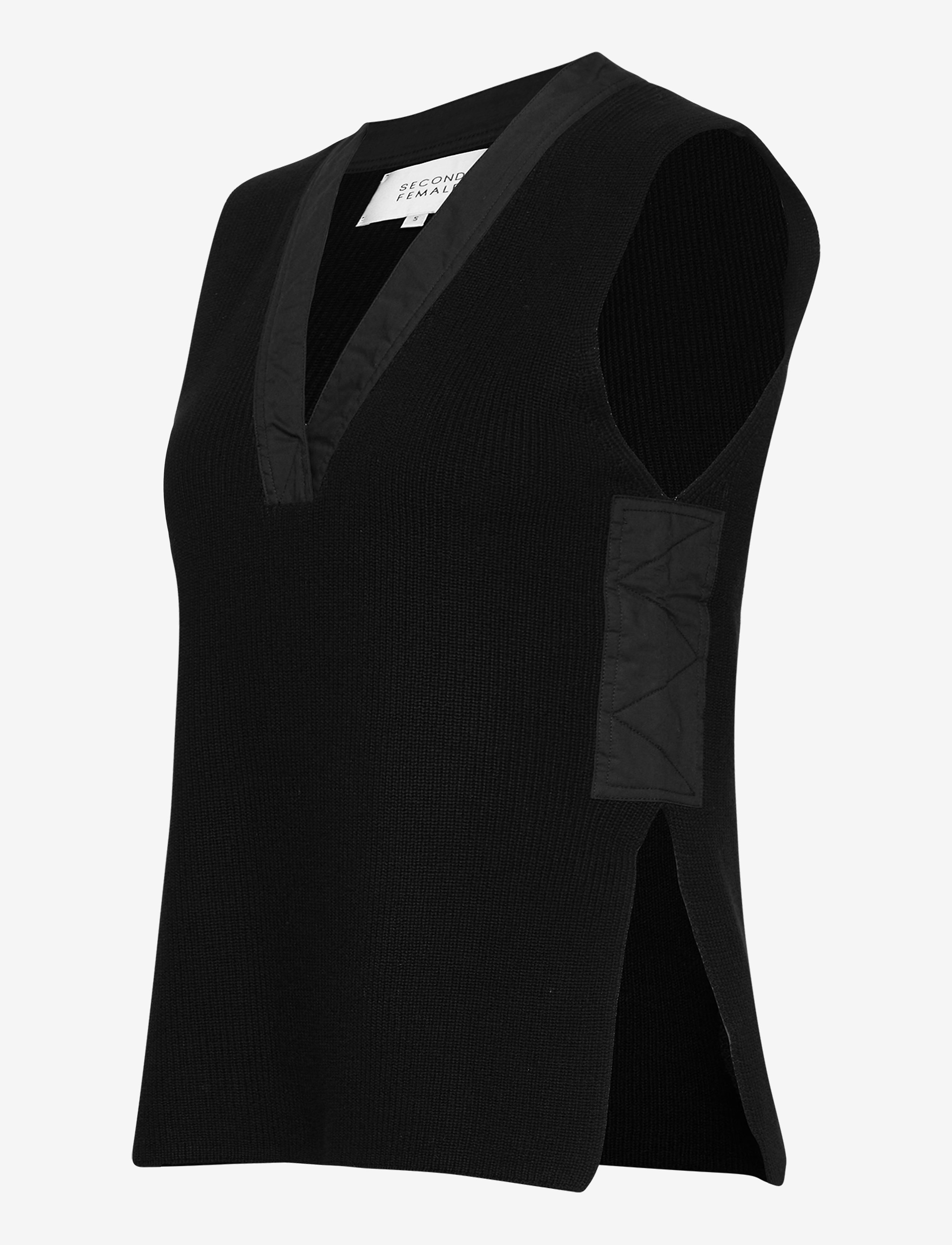 Second Female - Sapa Knit Vest - black - 3