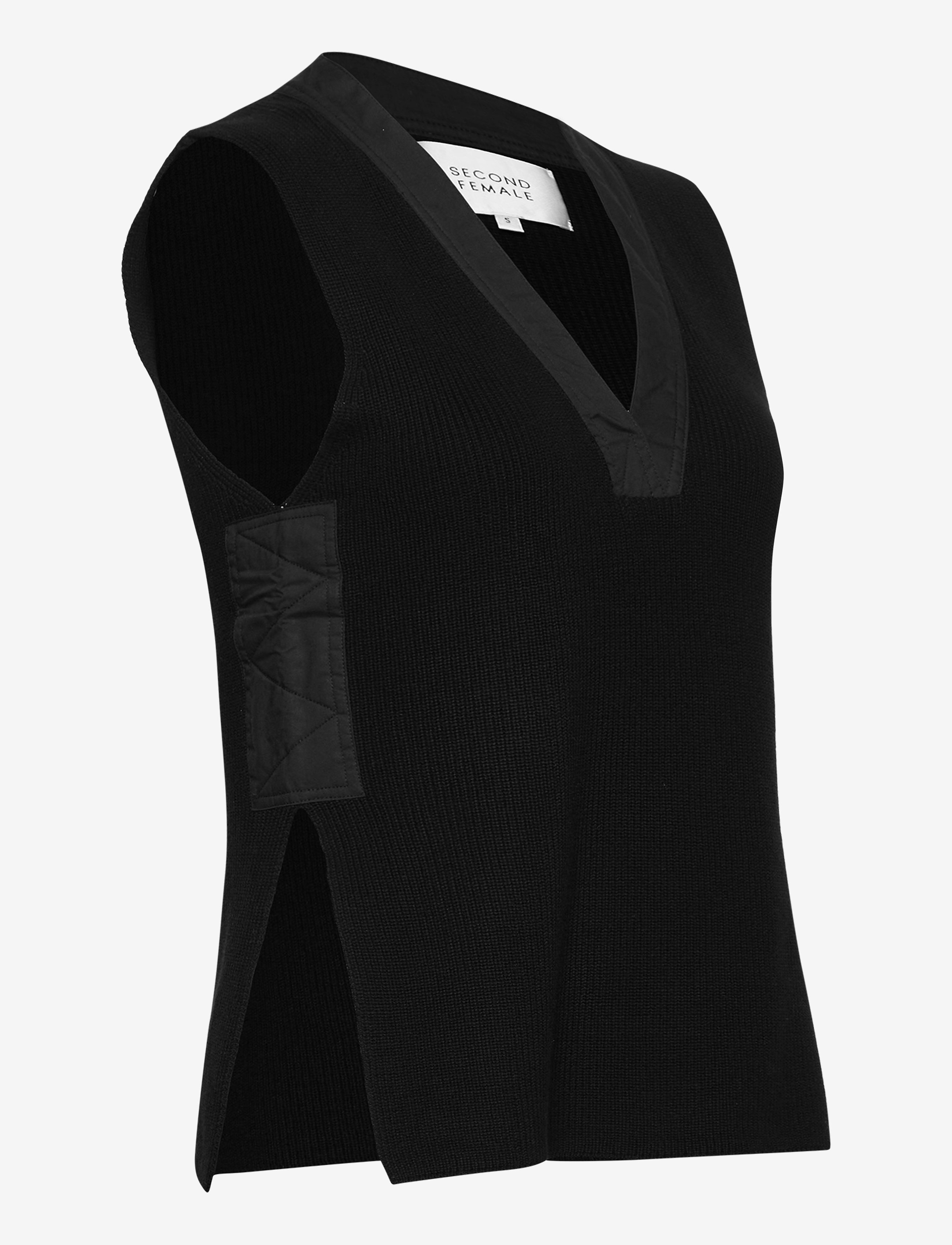 Second Female - Sapa Knit Vest - black - 4