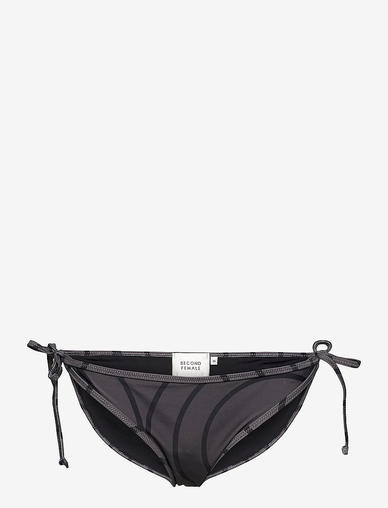 Second Female - Nordhavn Bikini Bottom - side tie bikinier - asphalt - 1