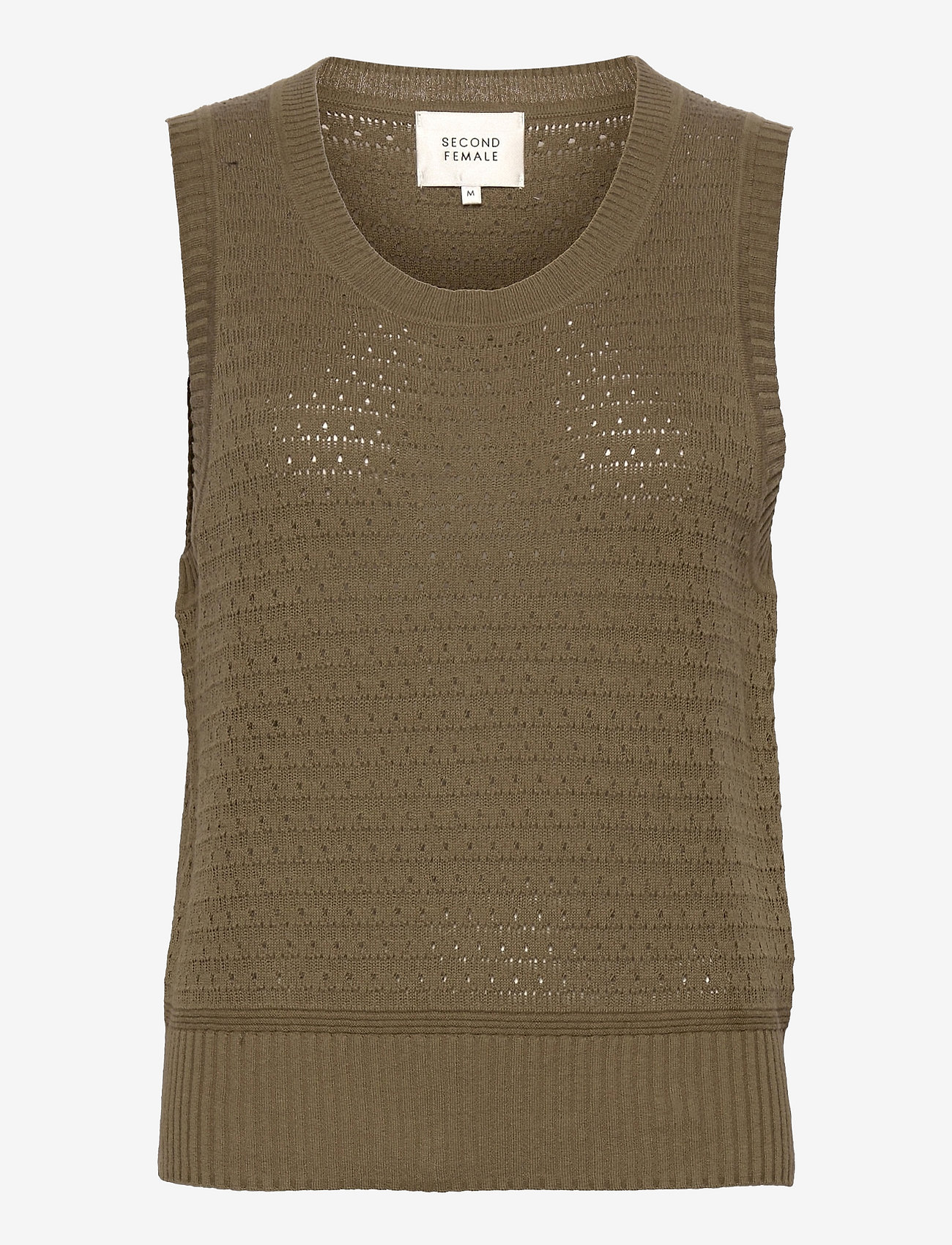 Second Female - Hastings Knit Vest - stone green - 0