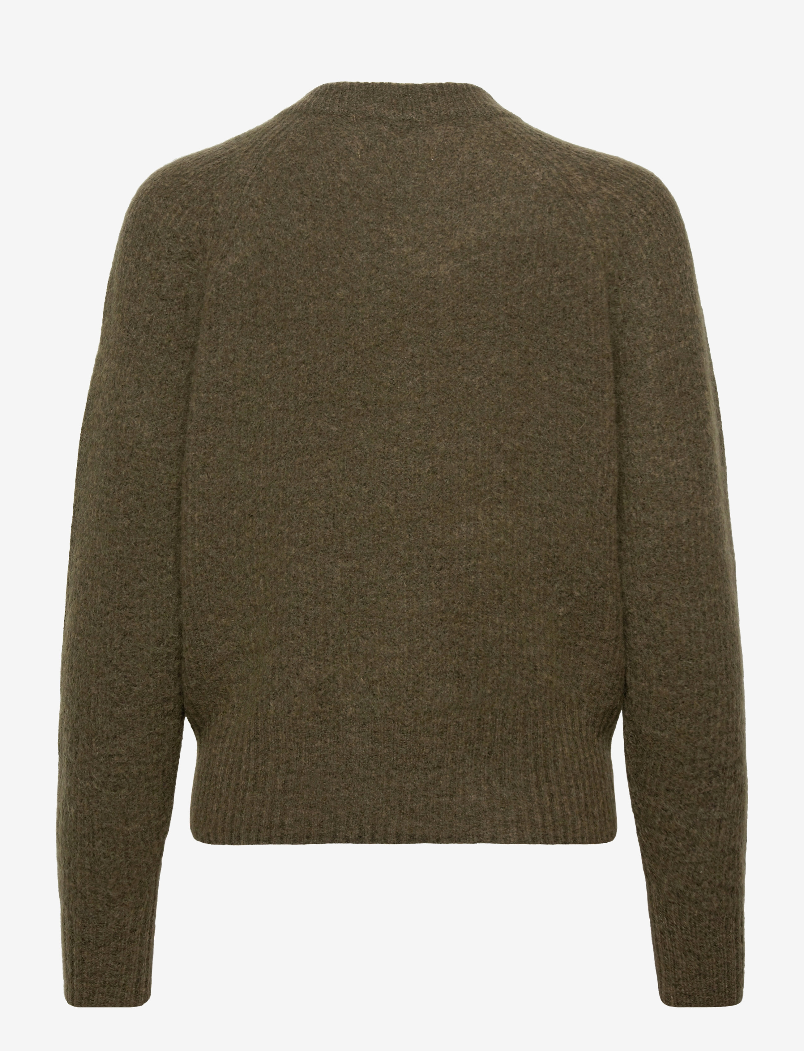 Second Female - Brooky Knit Boxy Cardigan - burnt olive - 2