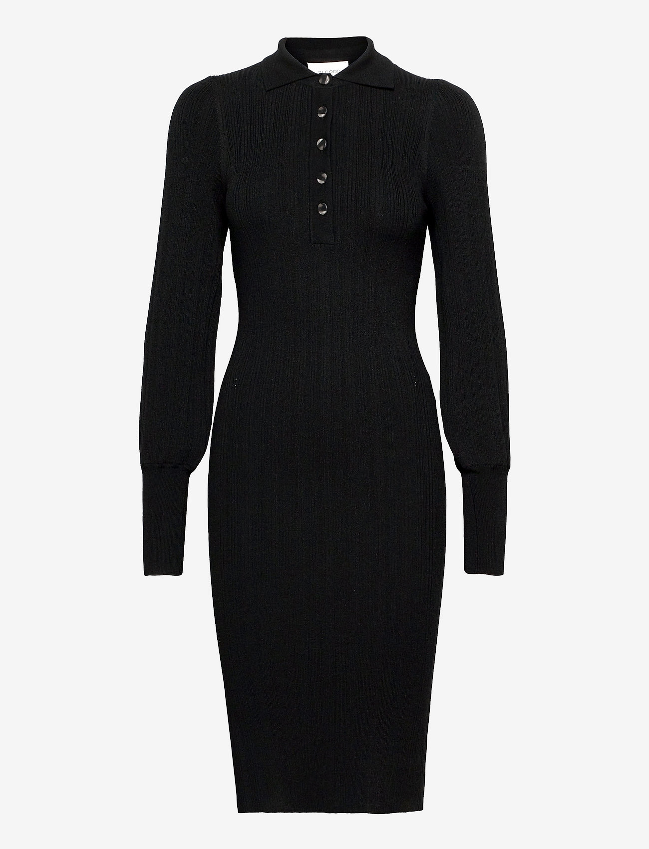 Second Female - Canillu Knit Dress - black - 0