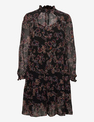 Second Female - Miao Dress - sukienki do kolan i midi - black - 0