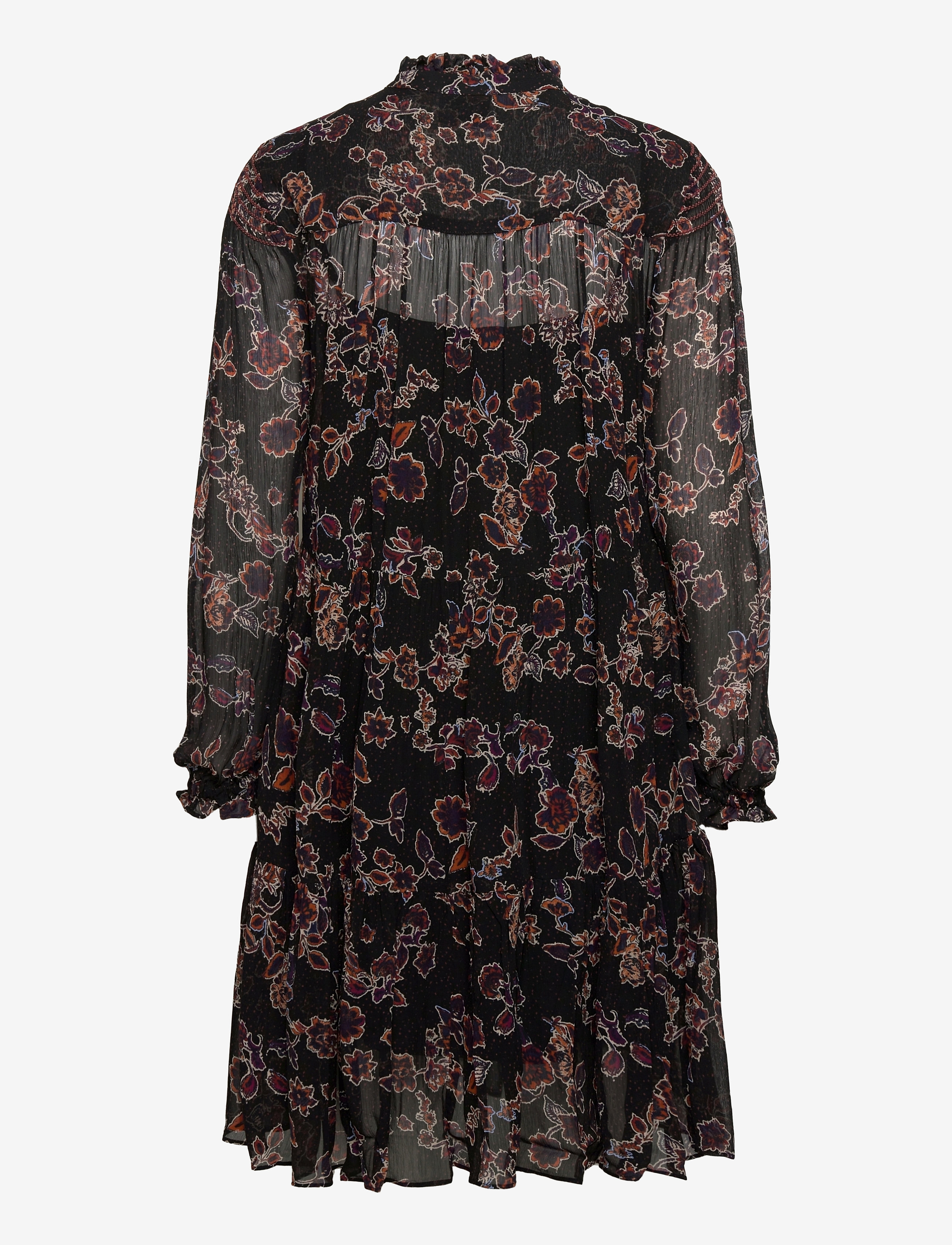 Second Female - Miao Dress - midi kjoler - black - 1