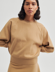 Second Female - Octavia Knit O-Neck - pullover - new tobacco brown - 2