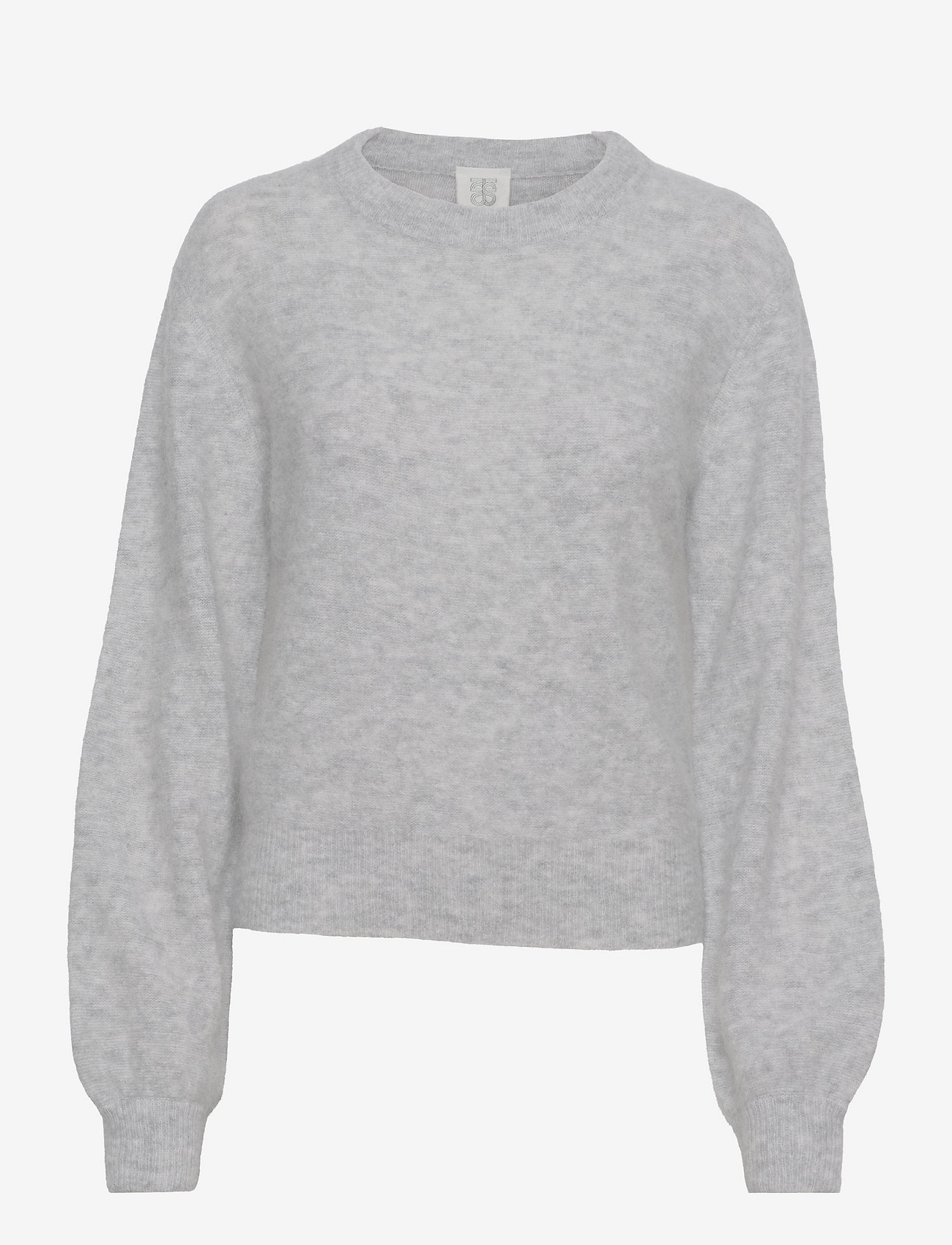 Brook Knit Reverse Drop Shoulder - GREY MELANGE