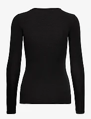 Second Female - Matima O-Neck Tee - t-shirts met lange mouwen - black - 1