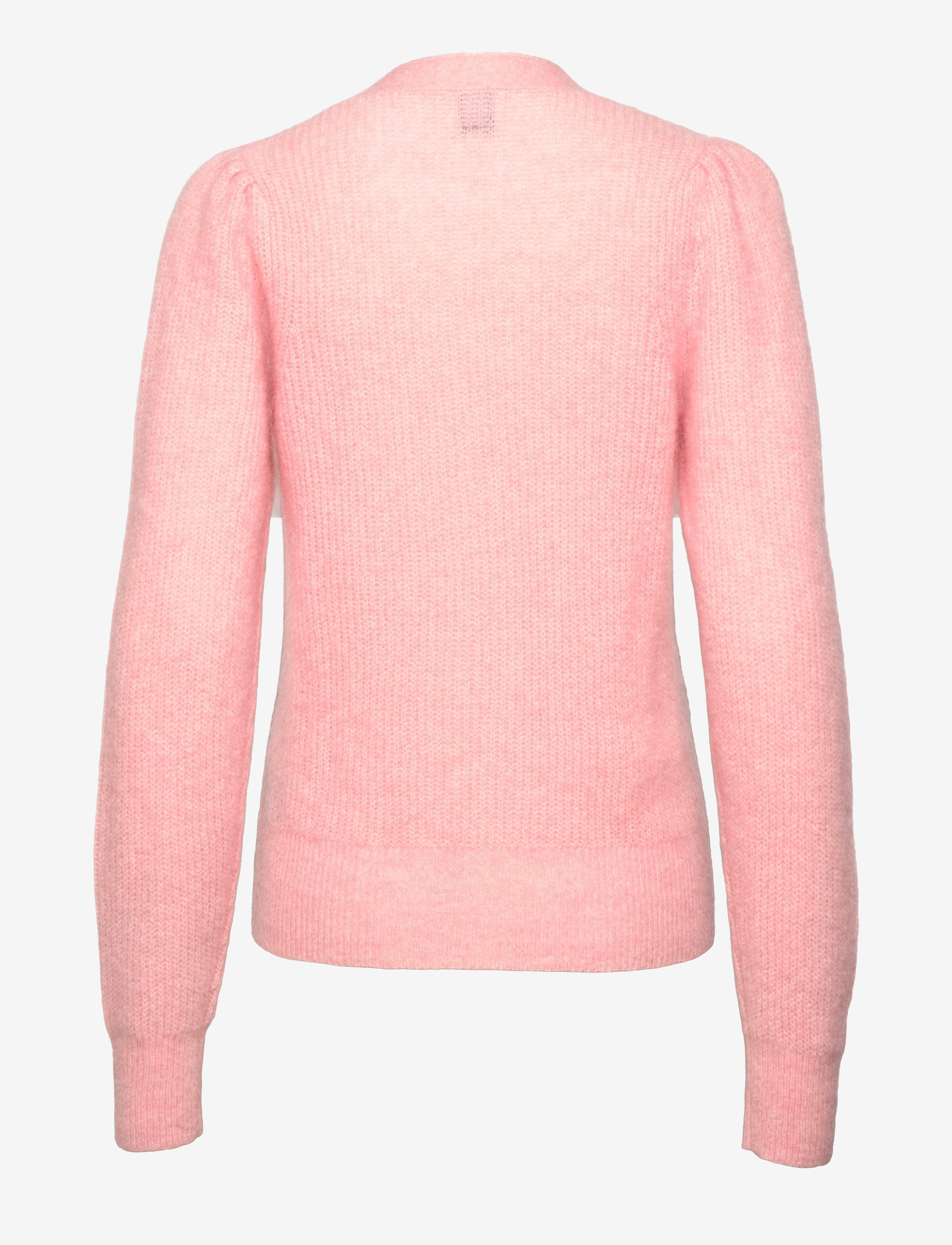 Second Female - Brooky Knit Puff Cardigan - silver pink - 2