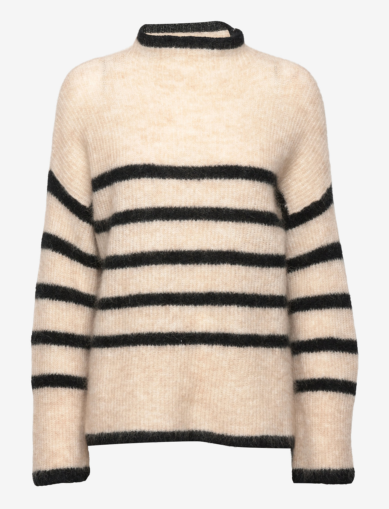 Second Female - Ovalis Knit T-Neck - jumpers - brazilian sand - 0