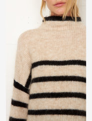 Second Female - Ovalis Knit T-Neck - jumpers - brazilian sand - 4