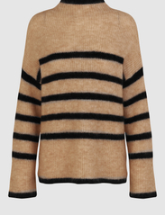 Second Female - Ovalis Knit T-Neck - jumpers - new tobacco brown - 1