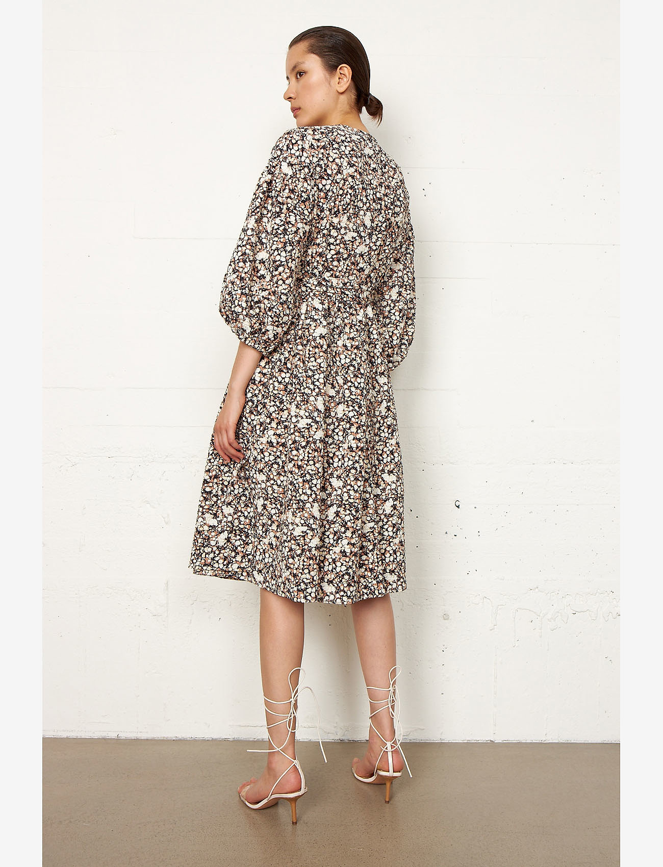 Second Female - Berberis Wrap Dress - moleskin - 5