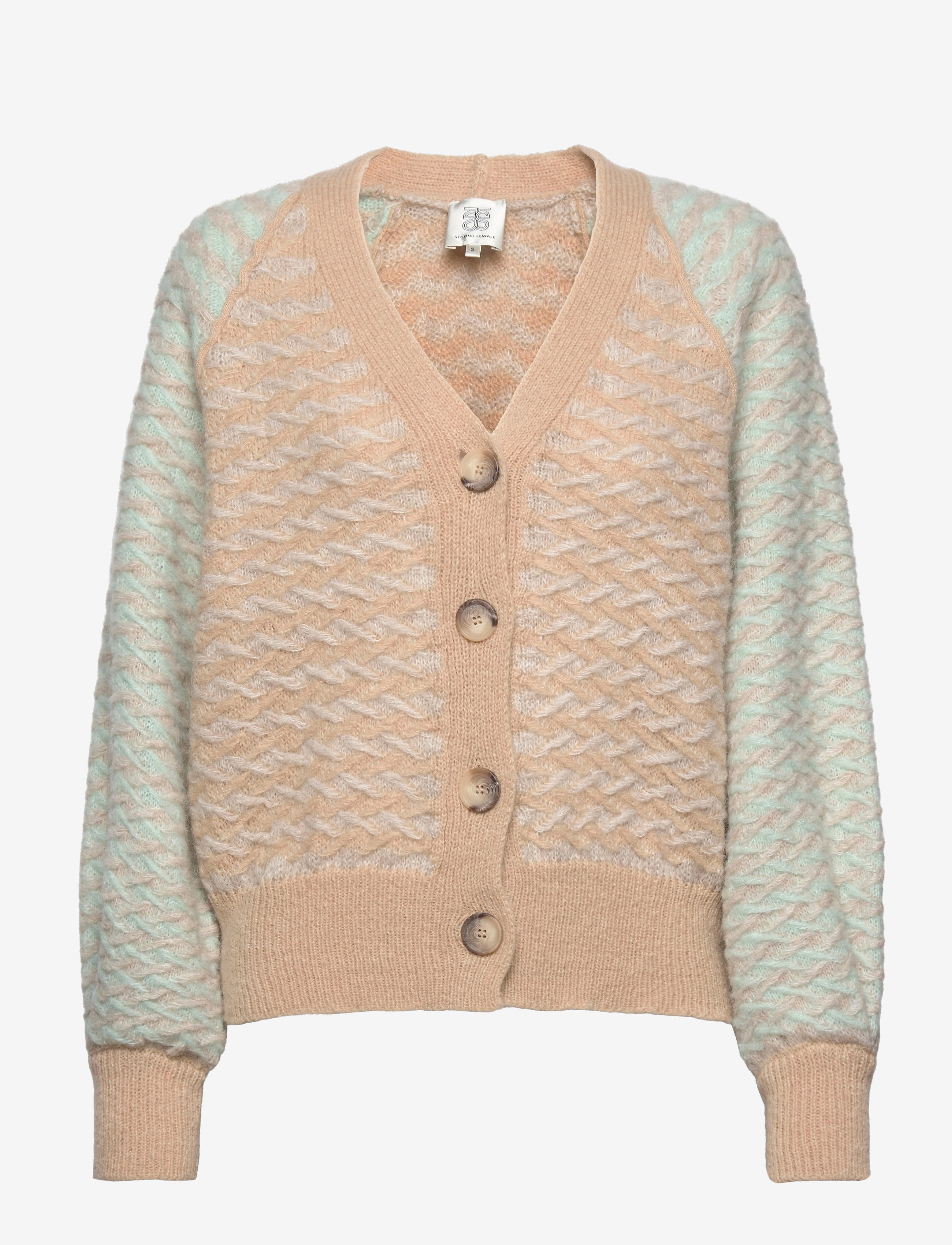 Second Female - Gudrune Knit Cardigan - winter wheat - 1
