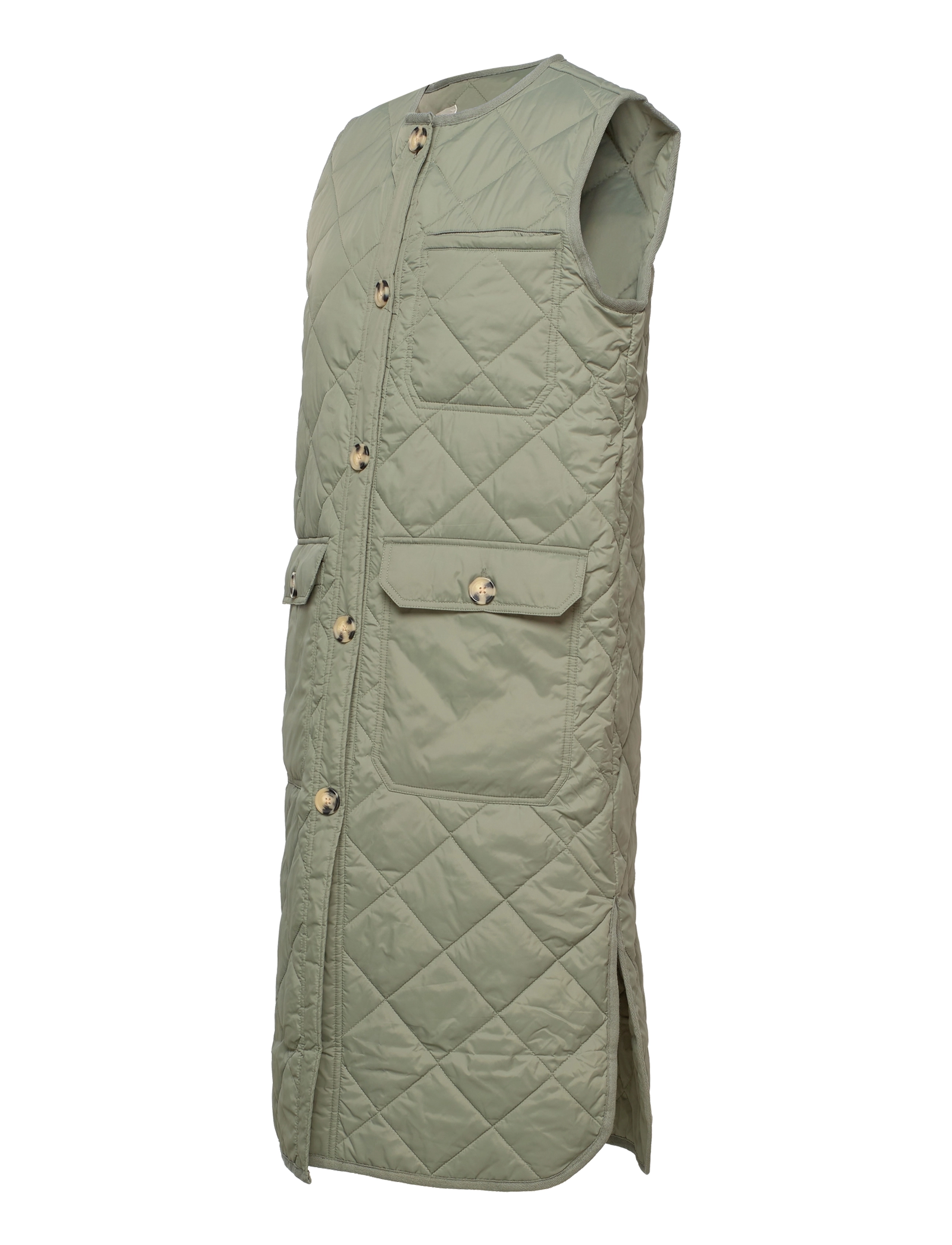 Second Female - Prudence Waistcoat - agave green - 3
