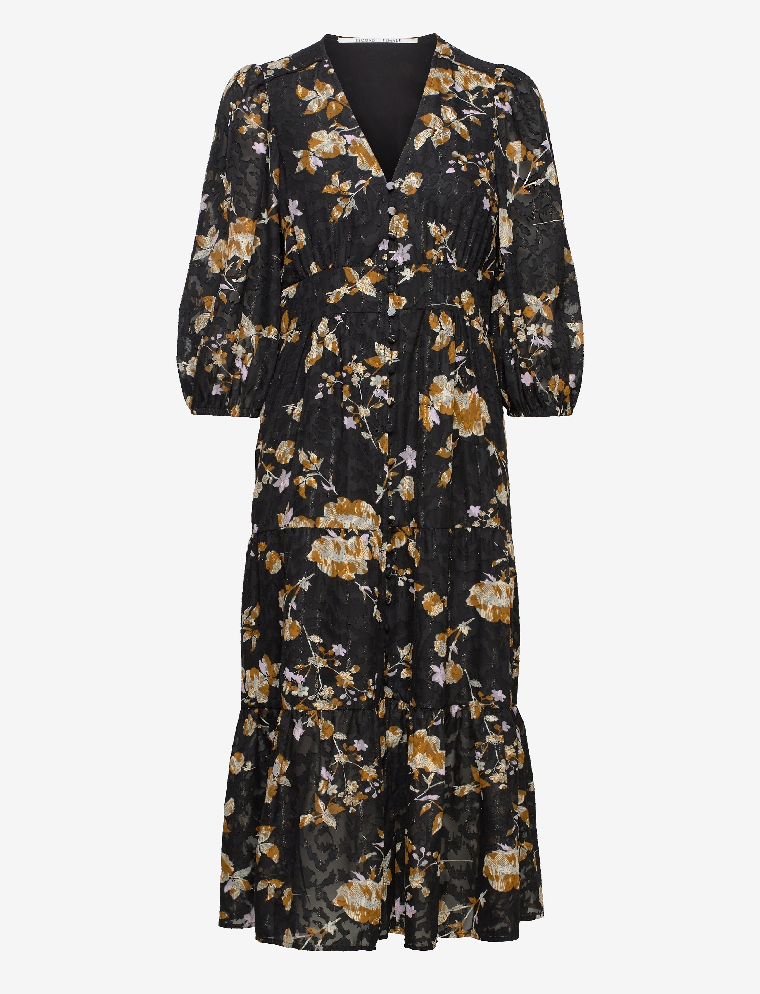 Second Female - Betula Maxi Dress - black - 1