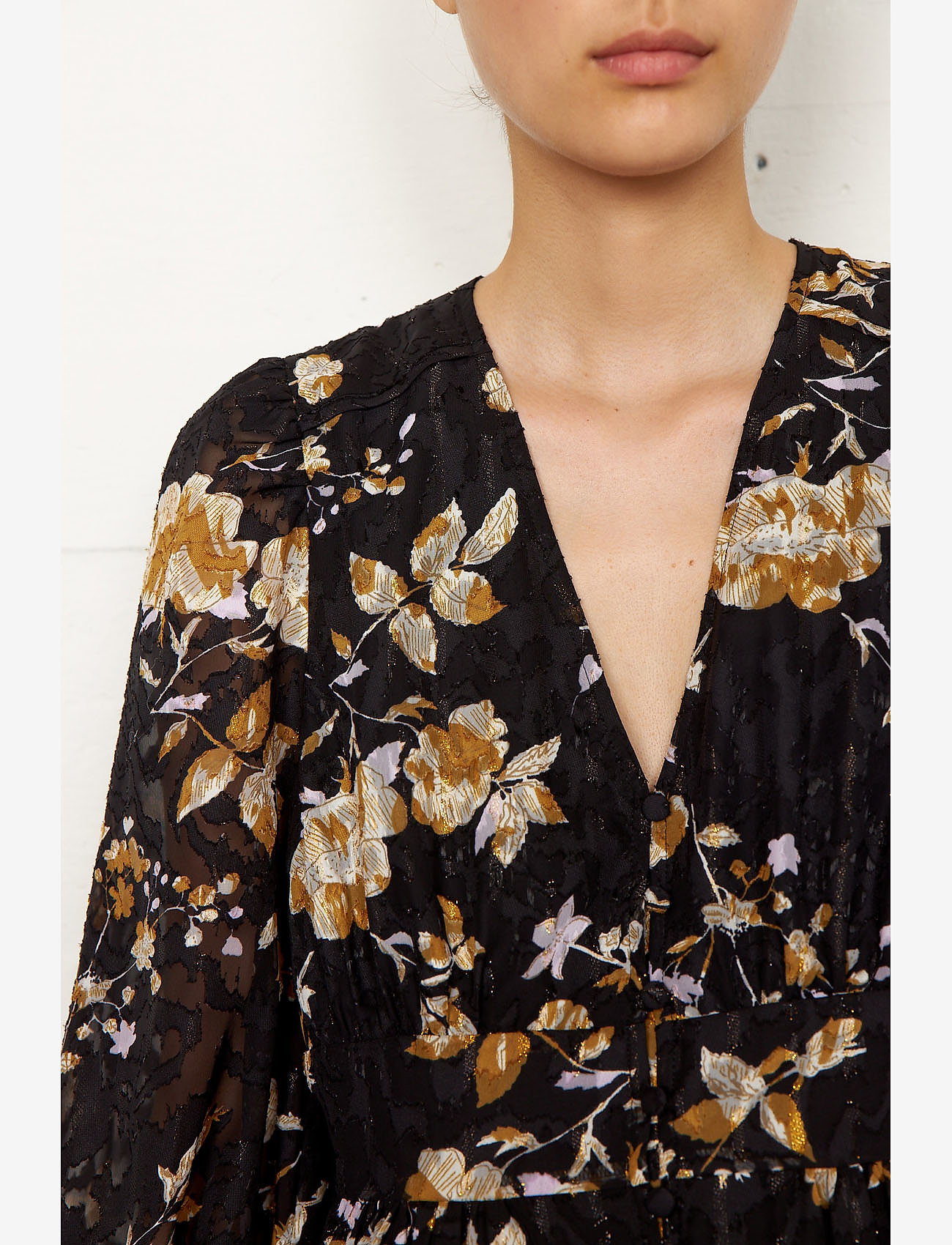 Second Female - Betula Maxi Dress - black - 4