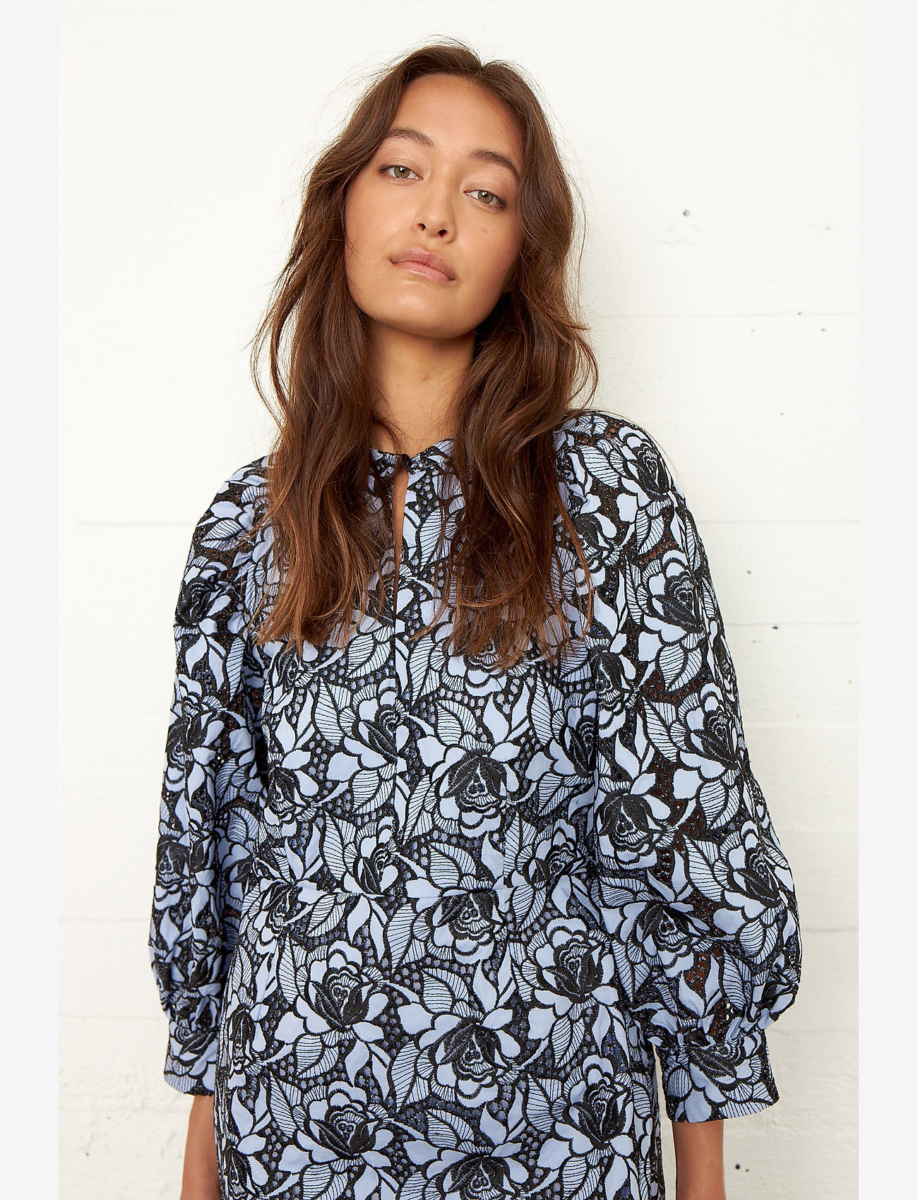 Second Female - Nigella Mini Dress - brunnera blue - 5