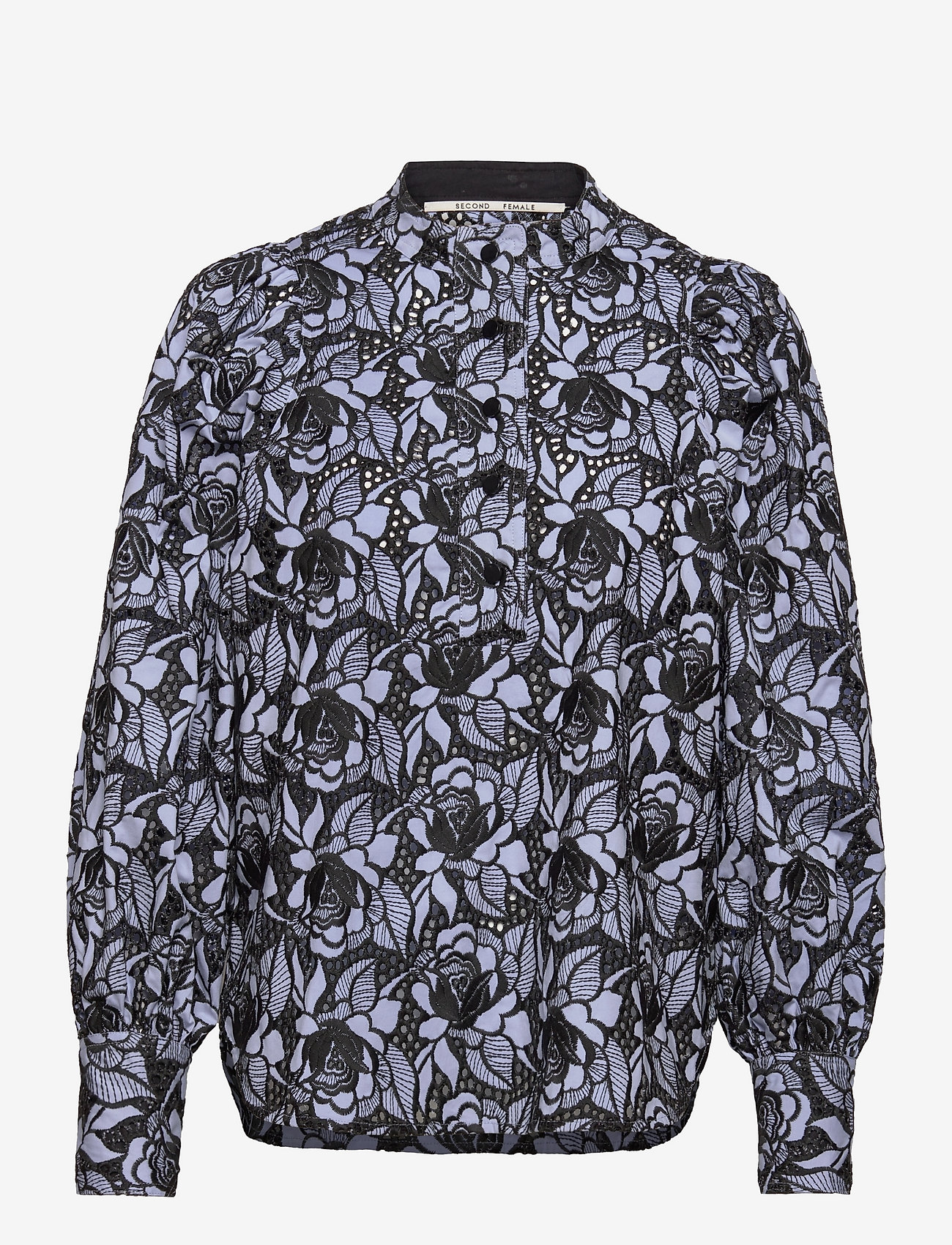 Nigella Blouse - BRUNNERA BLUE