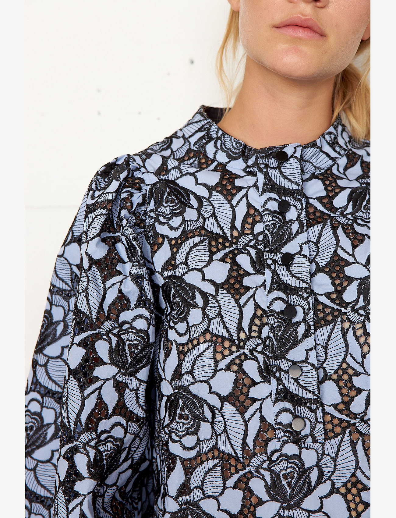 Second Female - Nigella Blouse - brunnera blue - 3
