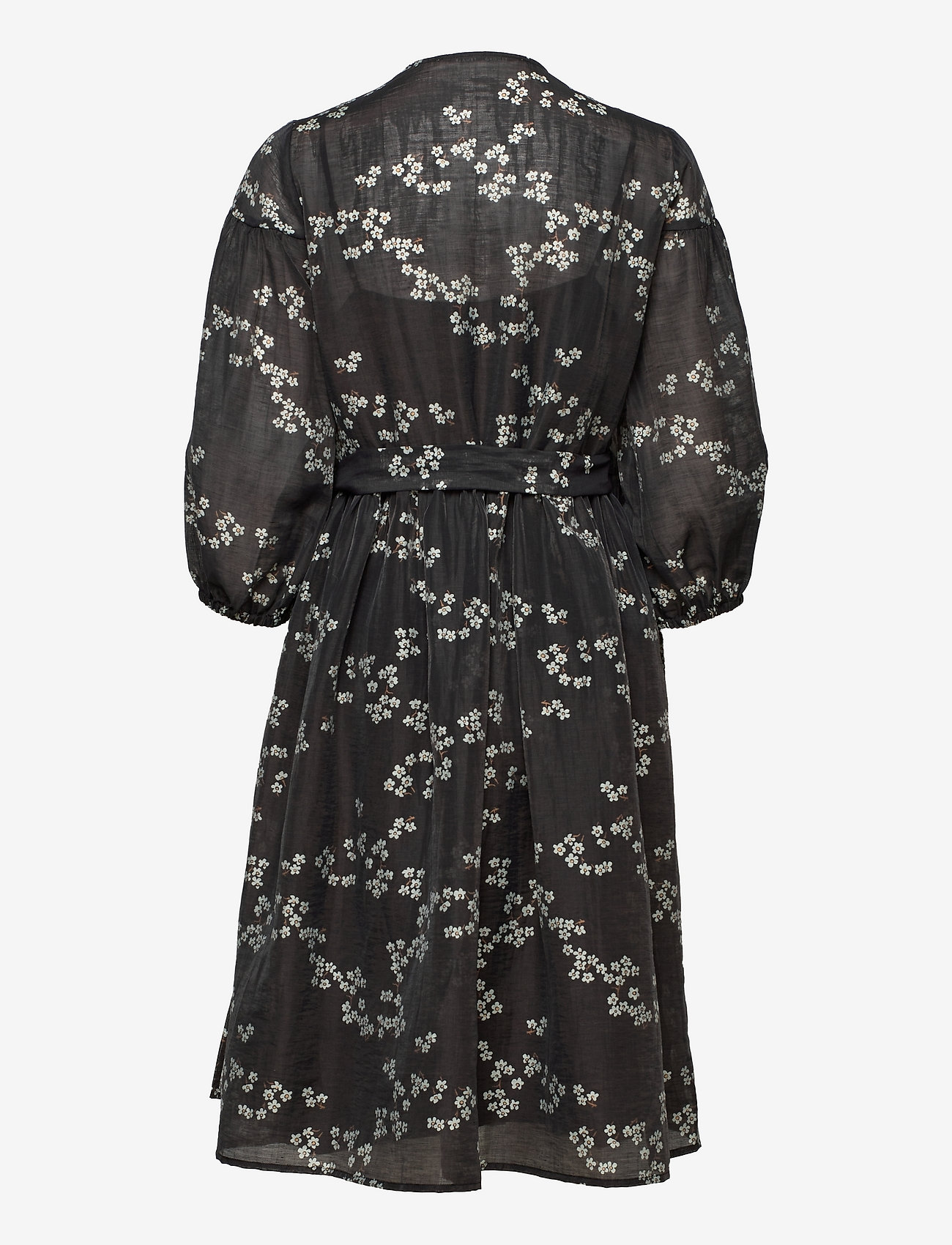 Second Female - Davida Wrap Dress - slå-om-kjoler - black - 1