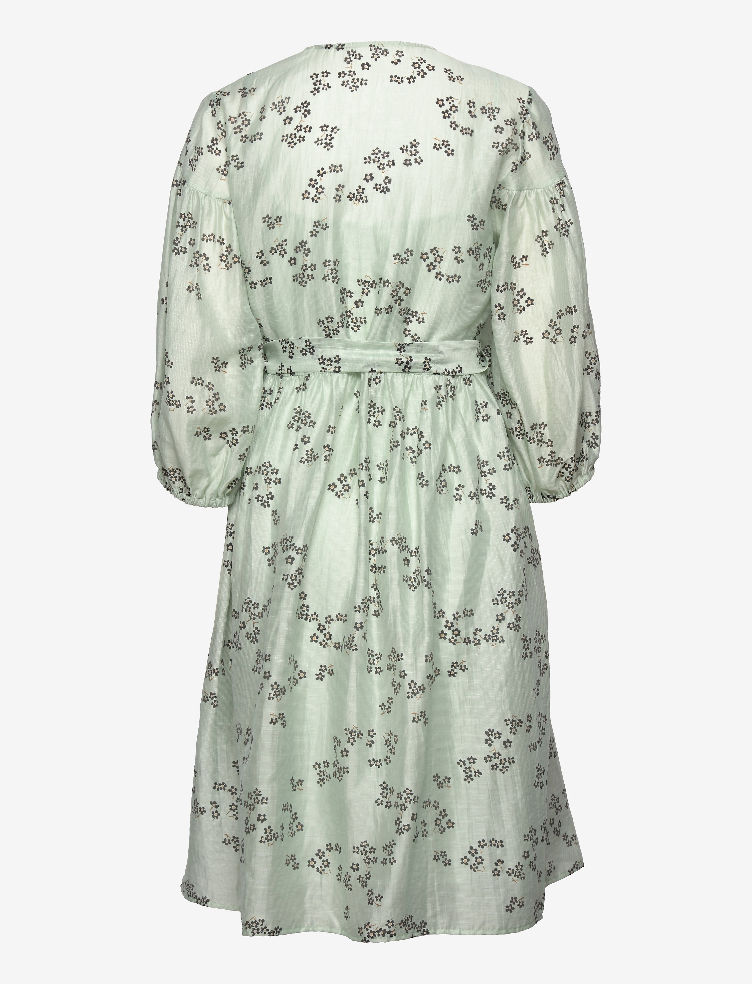 Second Female - Davida Wrap Dress - slå-om-kjoler - surf spray - 2