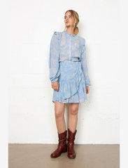 Second Female - Aster Skirt - korta kjolar - ashley blue - 2