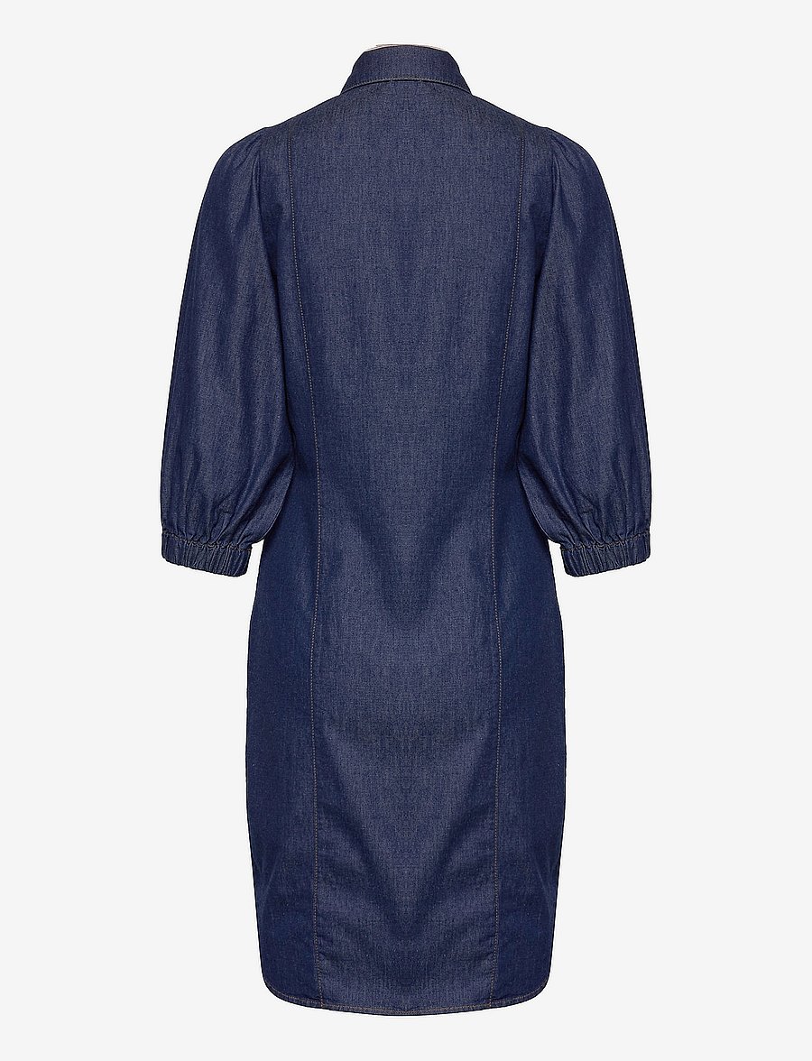 Second Female - Ballota Dress - denim blue - 1