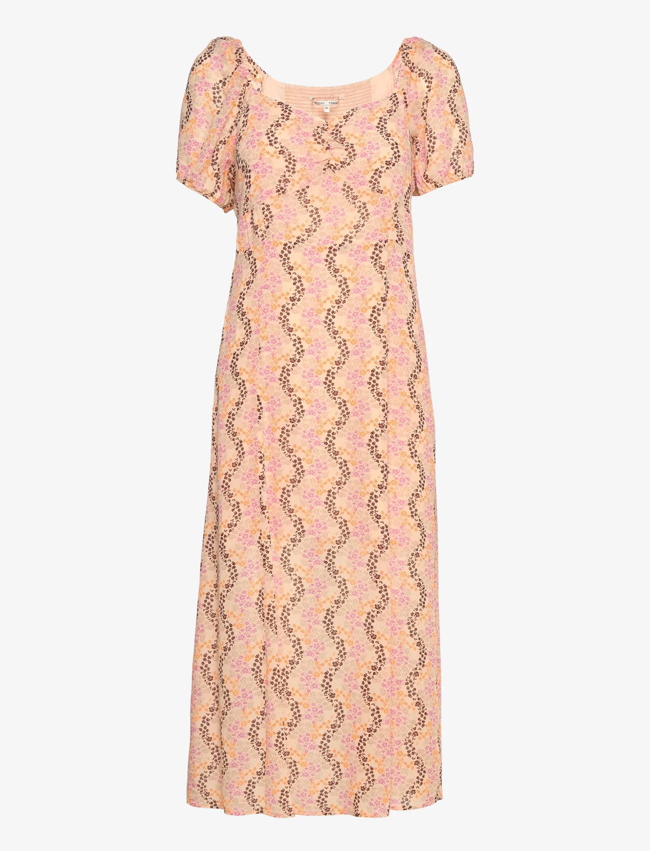Second Female - Magne Dress - odzież imprezowa w cenach outletowych - winter wheat - 0