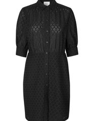 Second Female - Norveig Dress - skjortekjoler - black - 2