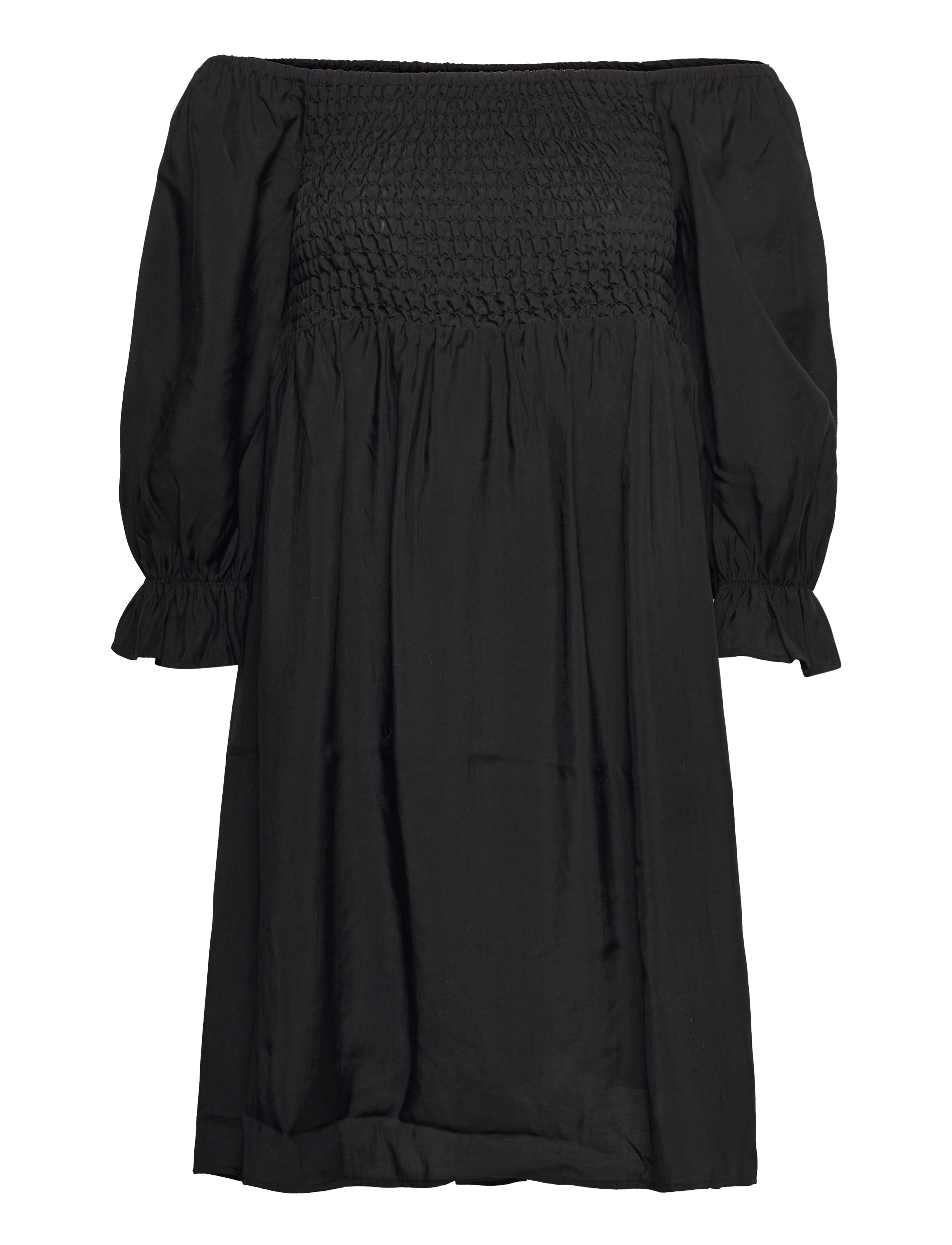 Second Female Kimma Dress - Kleidung - BLACK / black