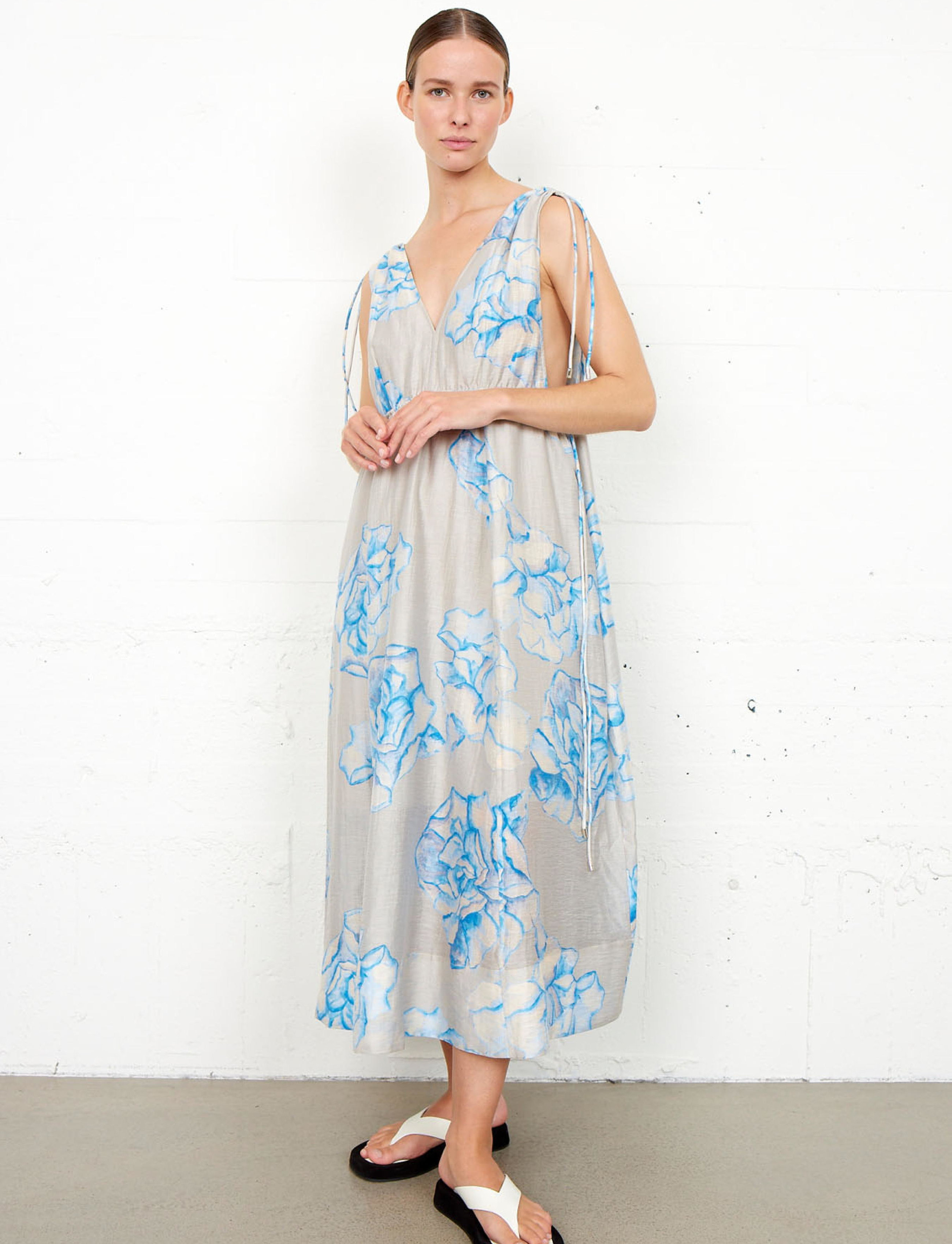 Second Female - Berit Dress - silver lining - 2