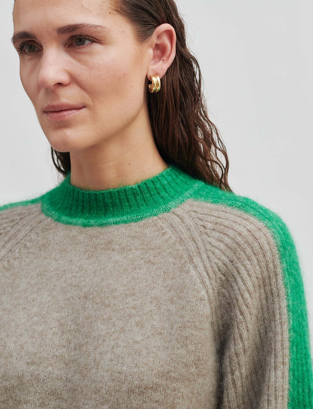 Second Female - Bera Knit T-Neck - weathered teak - 4