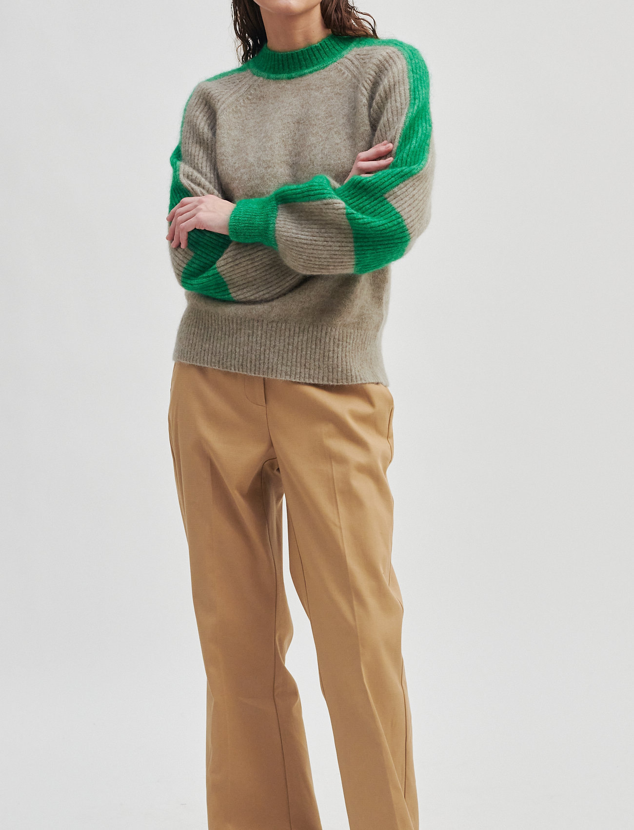 Second Female - Bera Knit T-Neck - weathered teak - 5