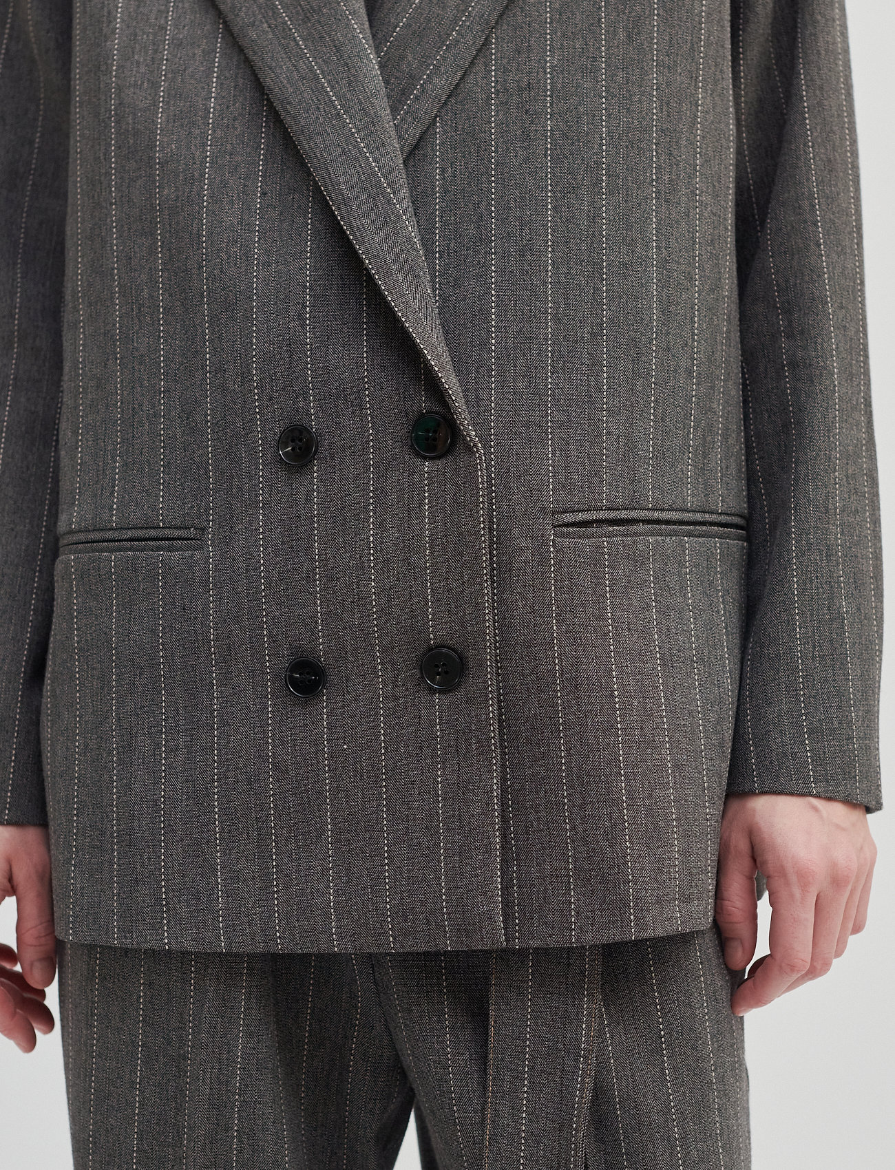 Second Female - Piya Blazer - dark grey melange - 3